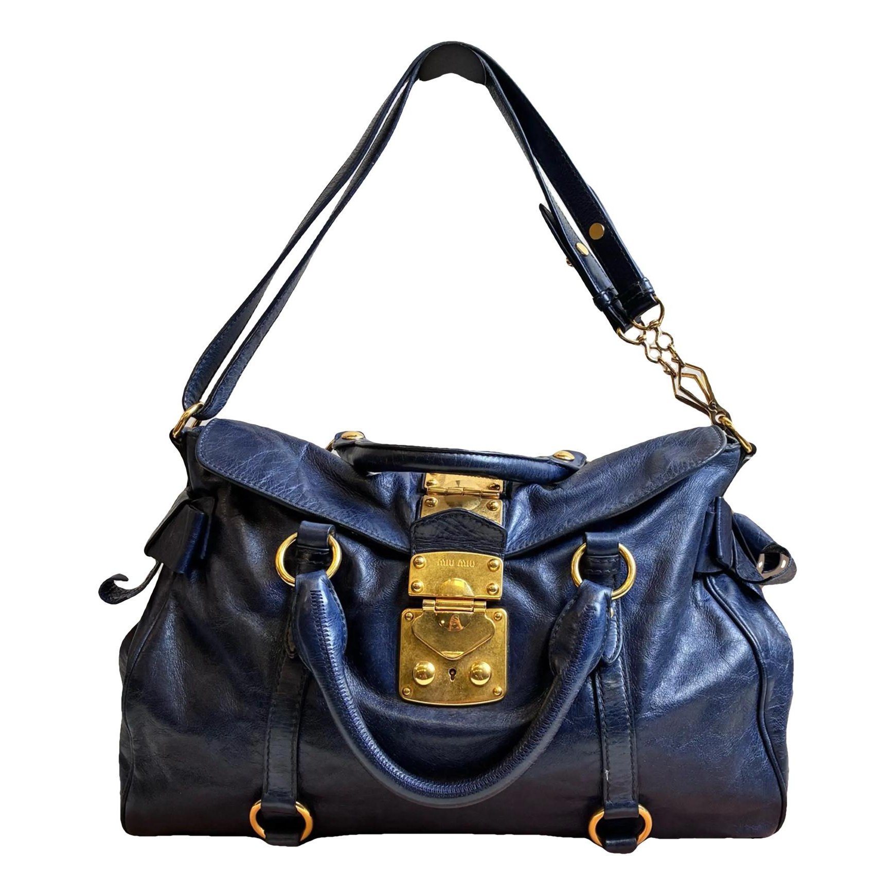 Vitello leather crossbody bag