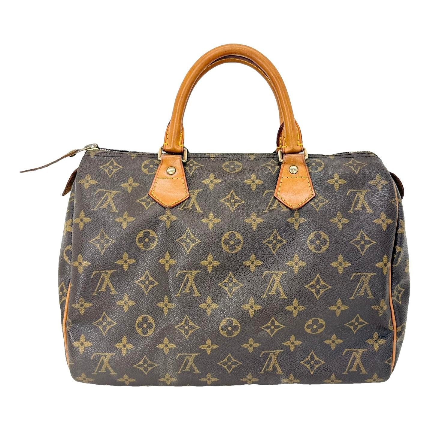 Speedy leather handbag