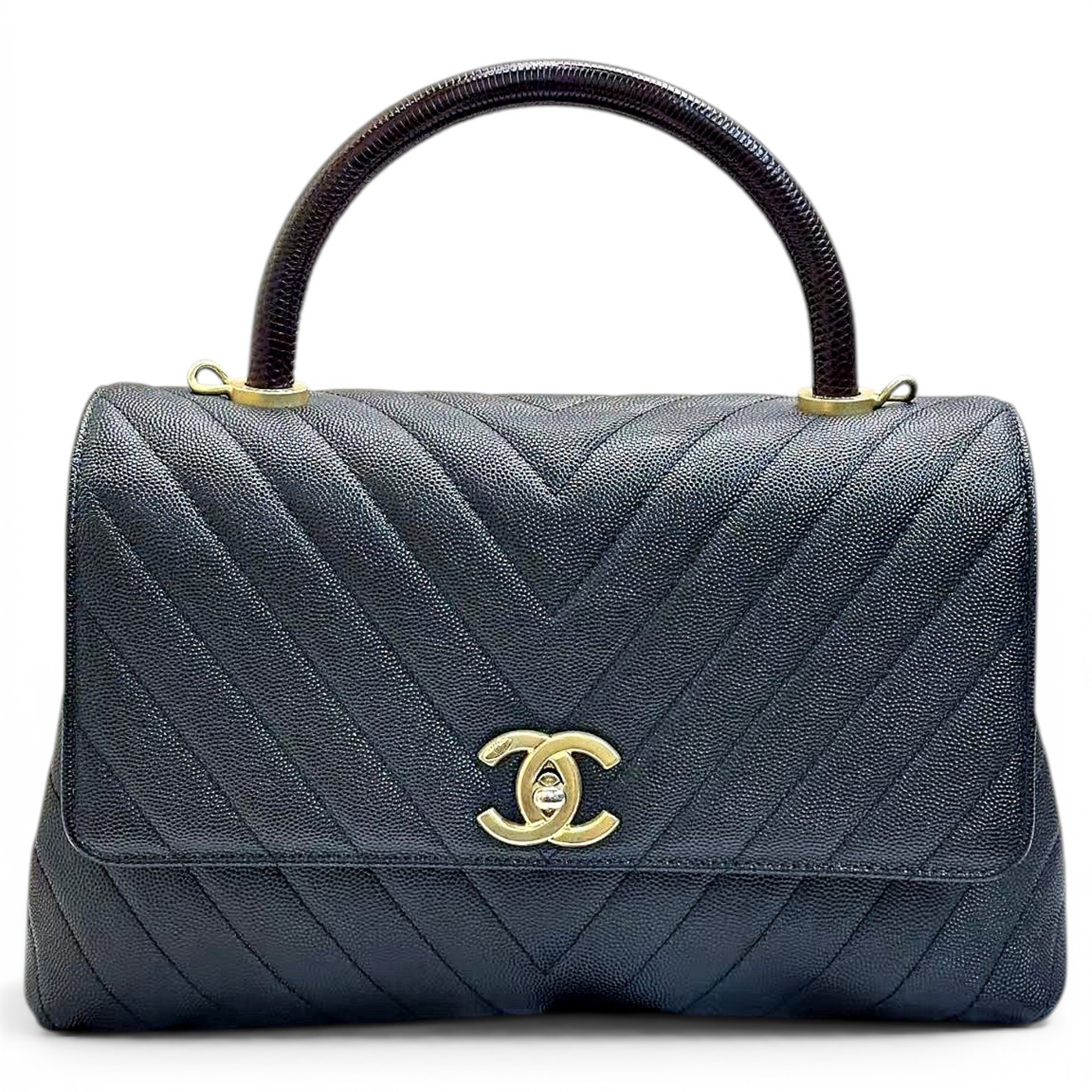 Coco Handle leather handbag