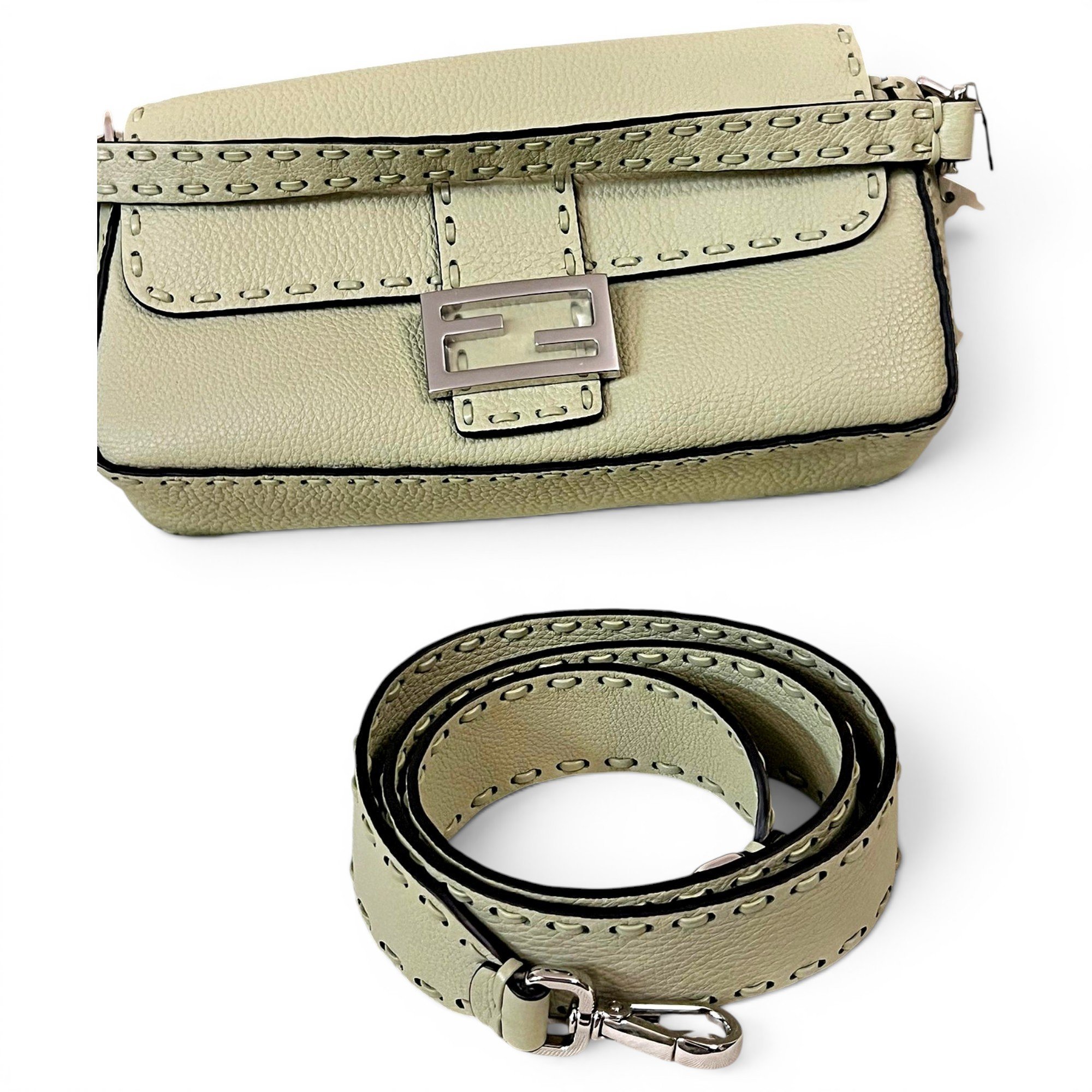 Fendi Baguette leather handbag