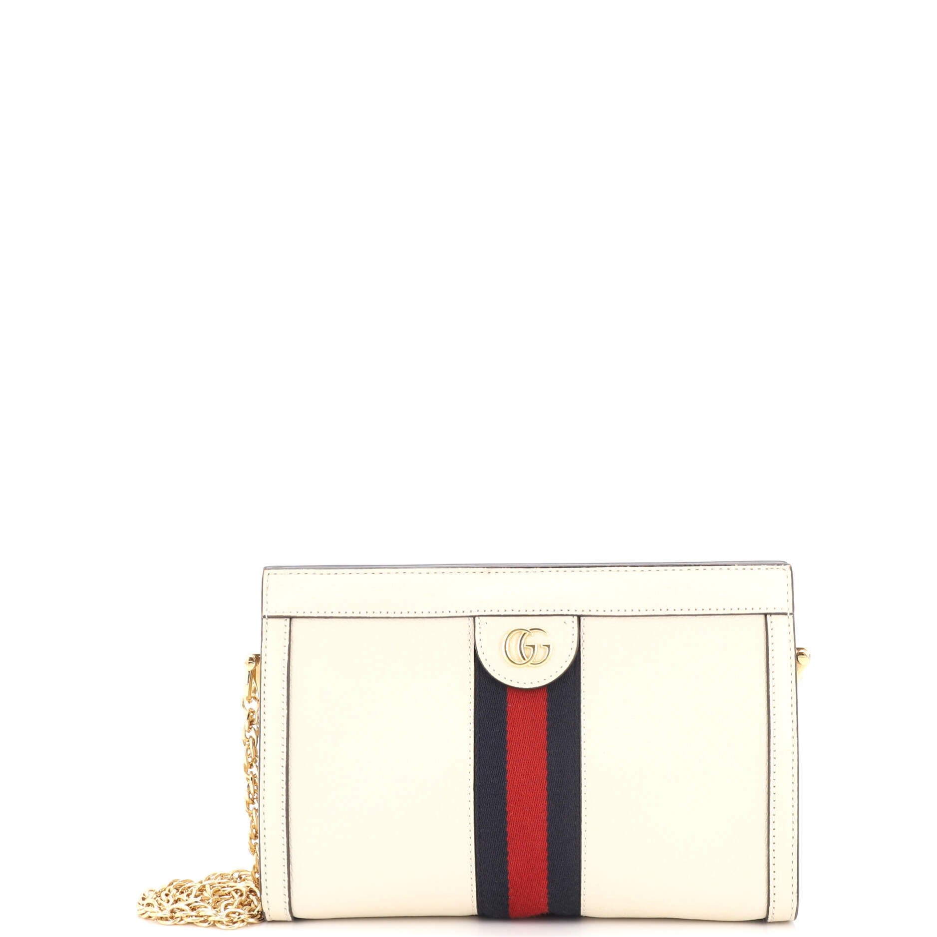 Ophidia Chain Shoulder Bag Leather Small