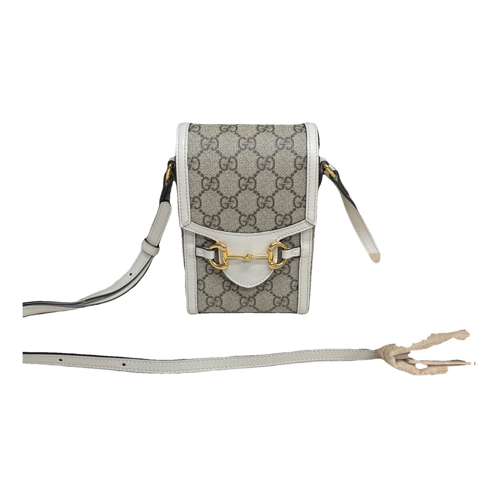Horsebit 1955 Vertical cloth handbag
