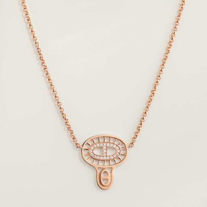 Sans Coloris Chaine d'Ancre Divine Pendant, Small Model