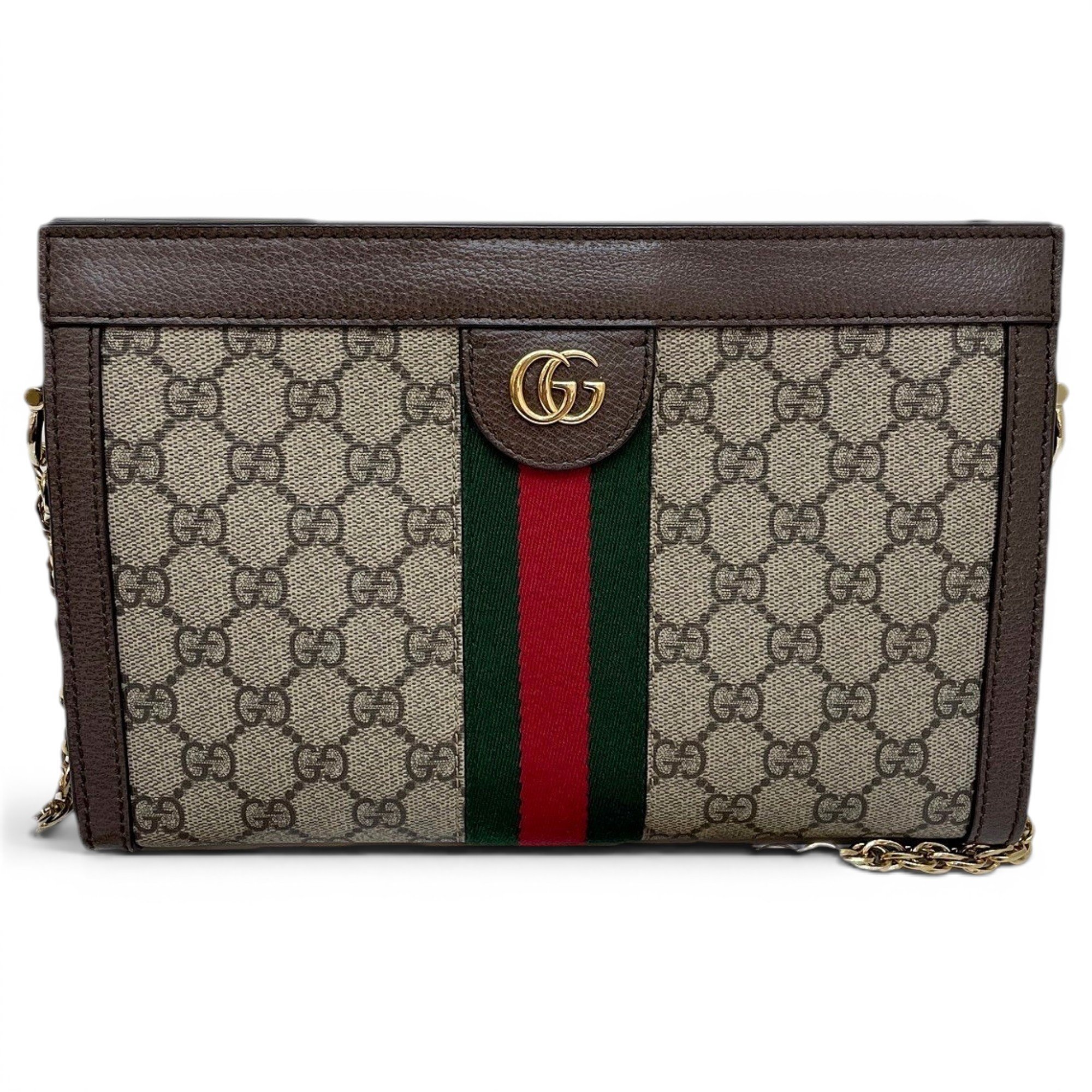 Ophidia Chain leather handbag