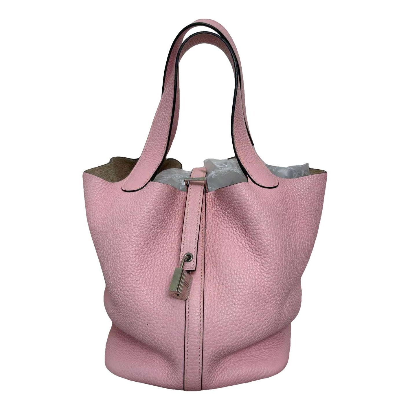 Picotin leather handbag