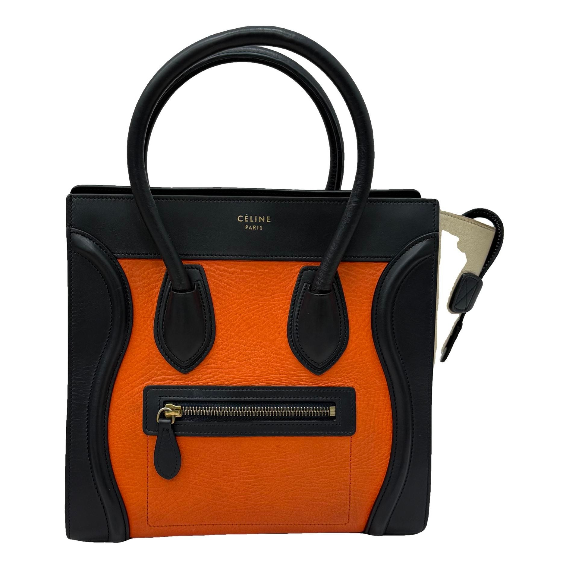 Luggage leather handbag