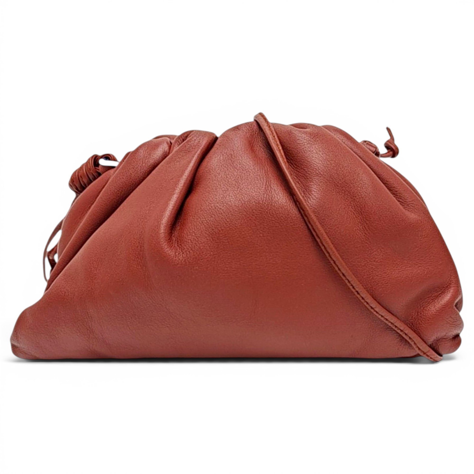 Pouch leather handbag
