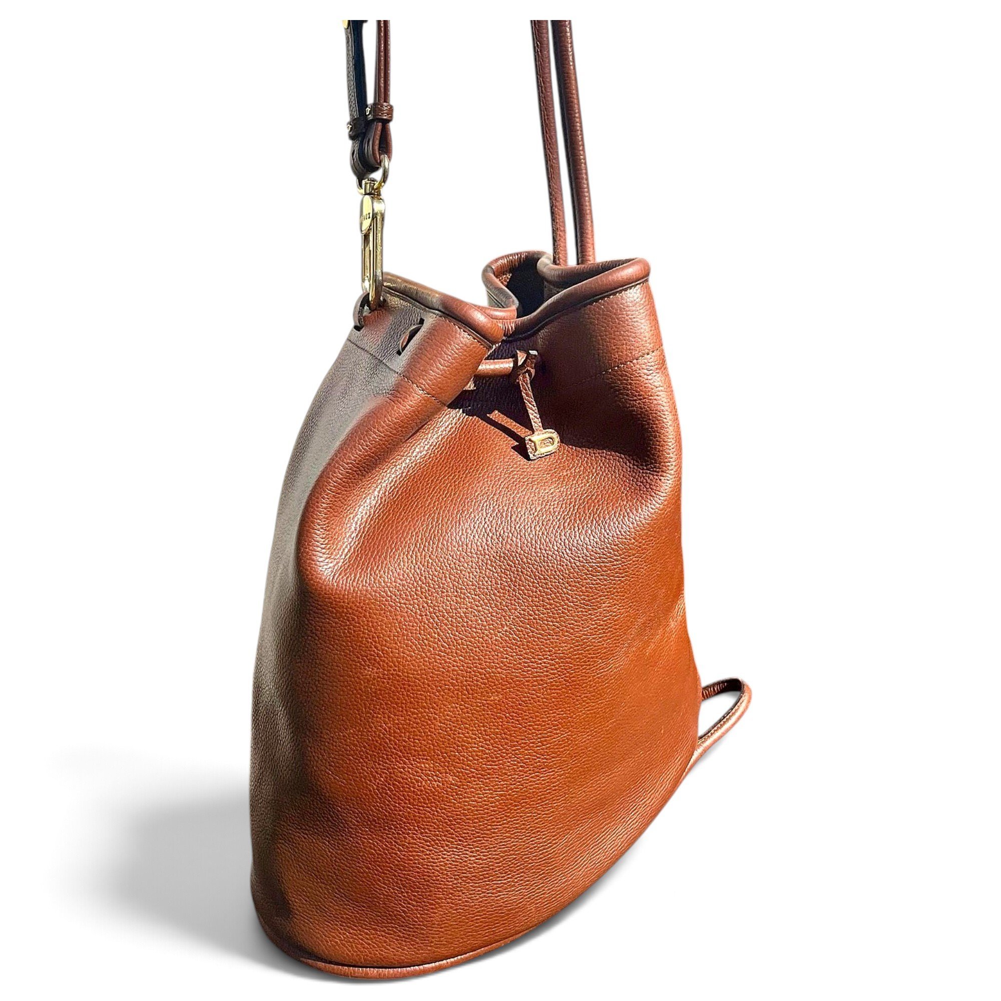 Leather backpack