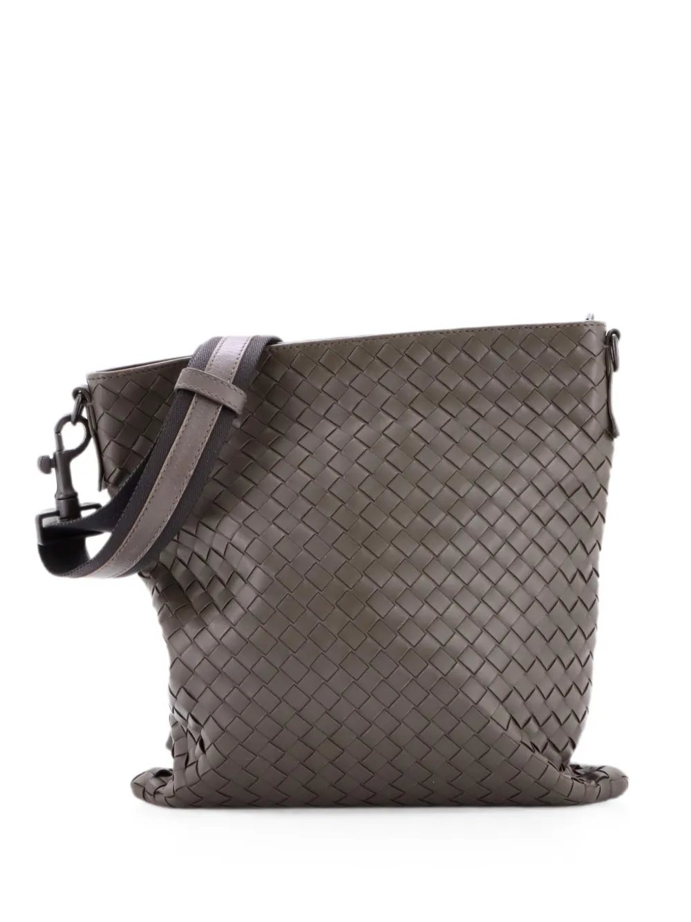 Flat Messenger Bag Intrecciato Nappa Medium crossbody bag