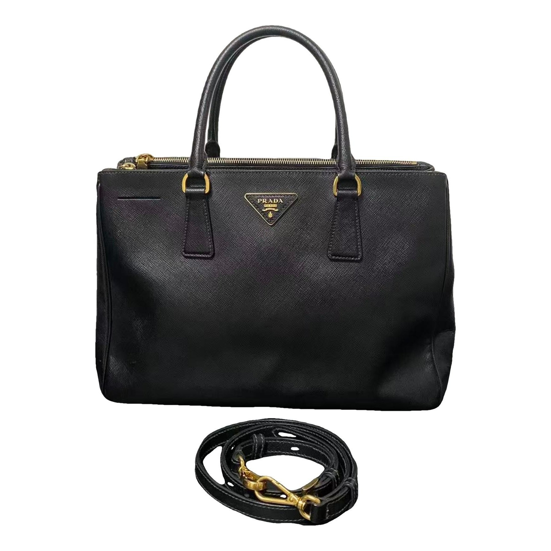 Galleria leather handbag