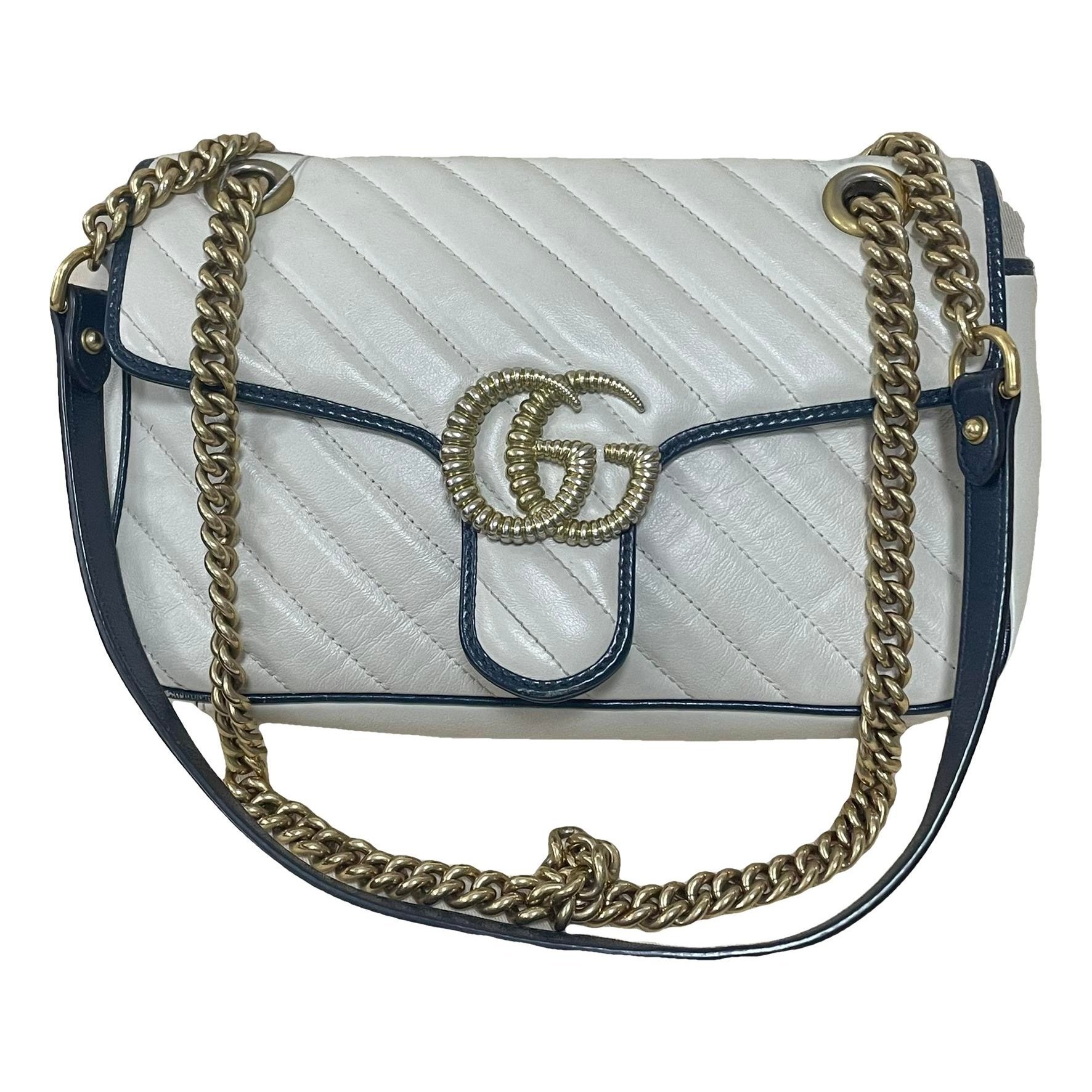 GG Marmont Flap leather crossbody bag
