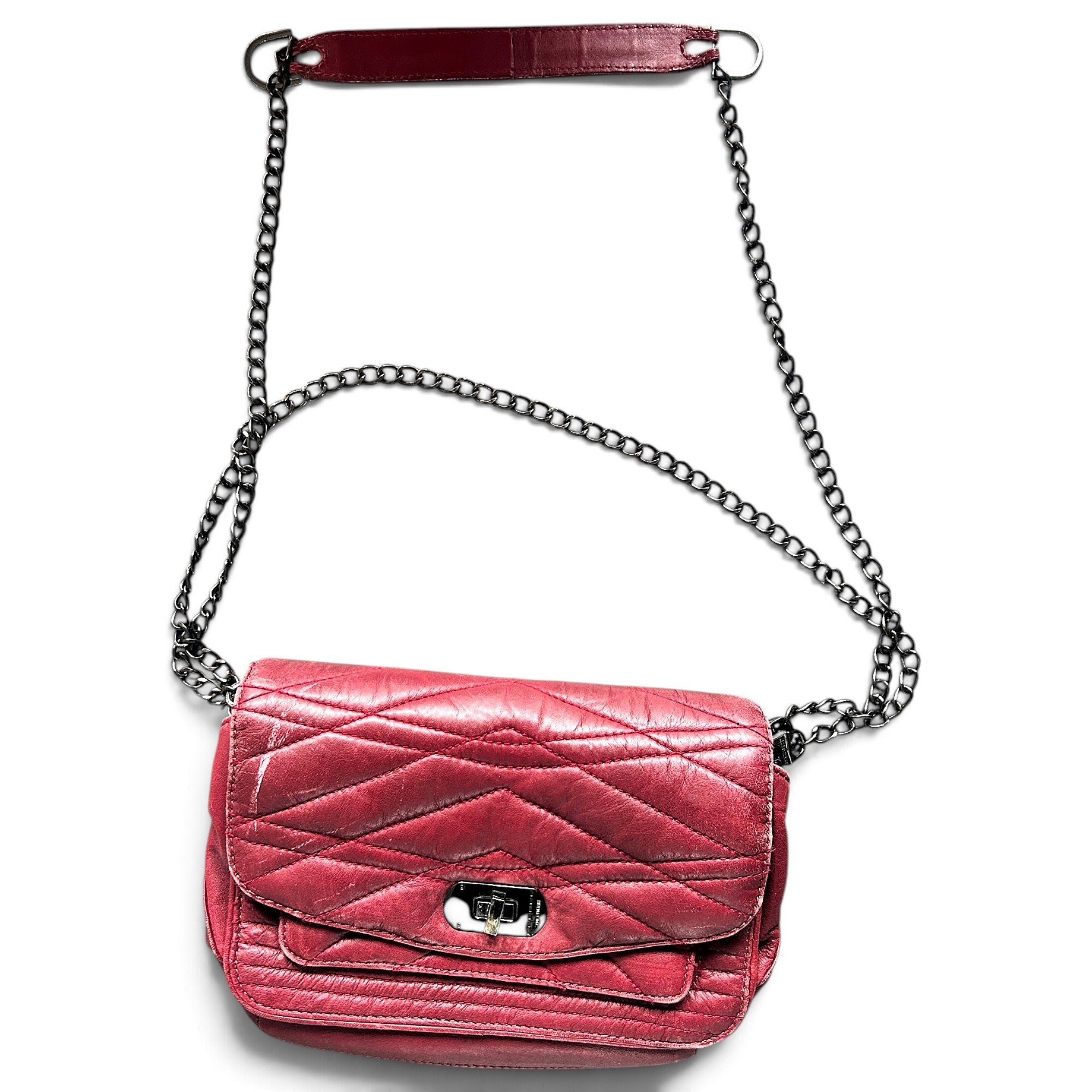 Rock leather handbag