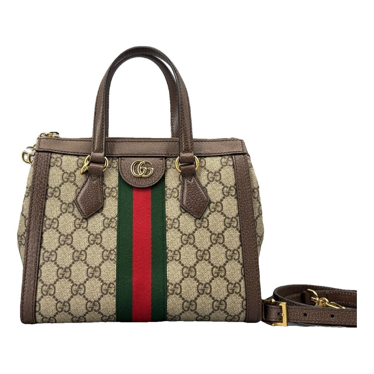 Ophidia Top Handle cloth handbag