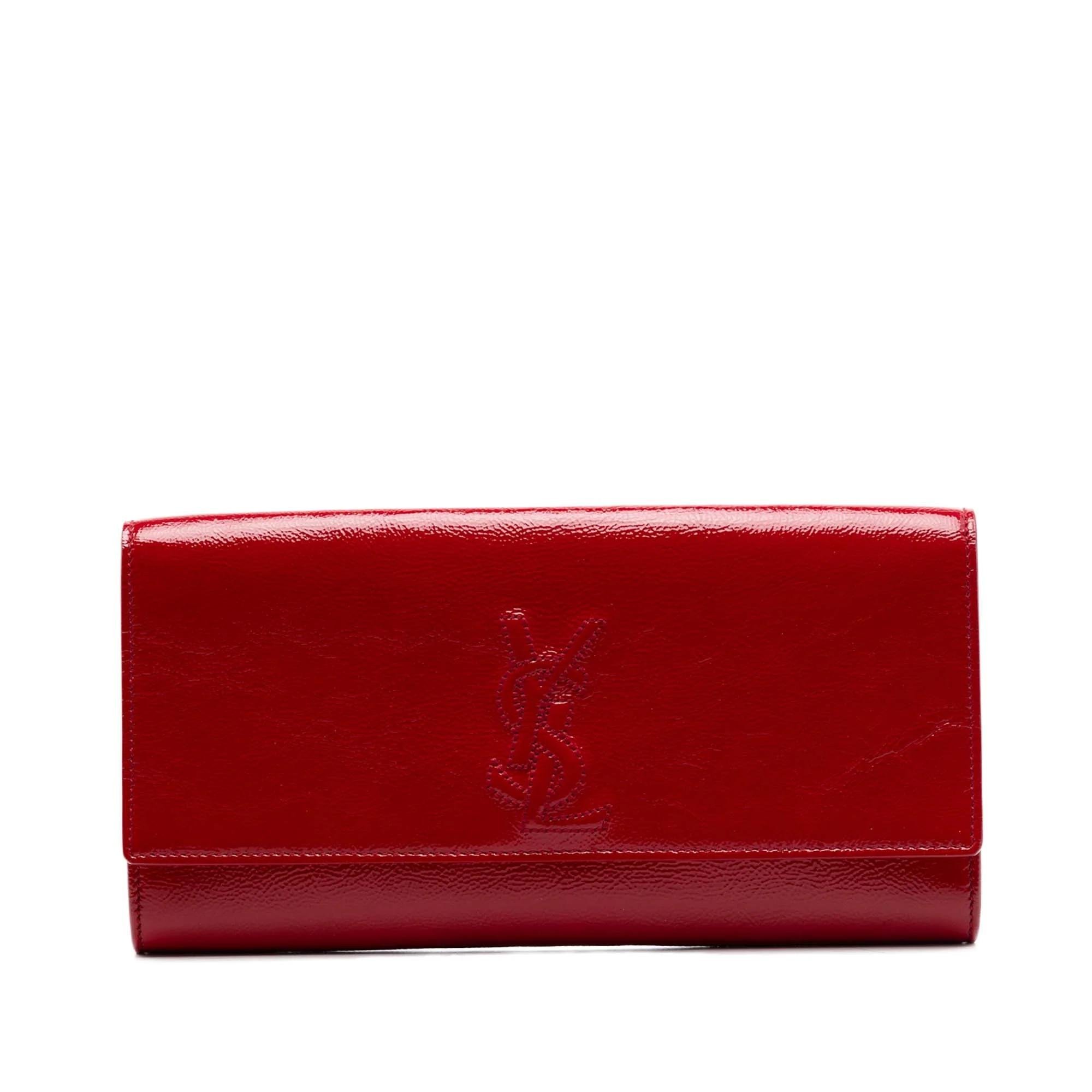 Patent leather handbag