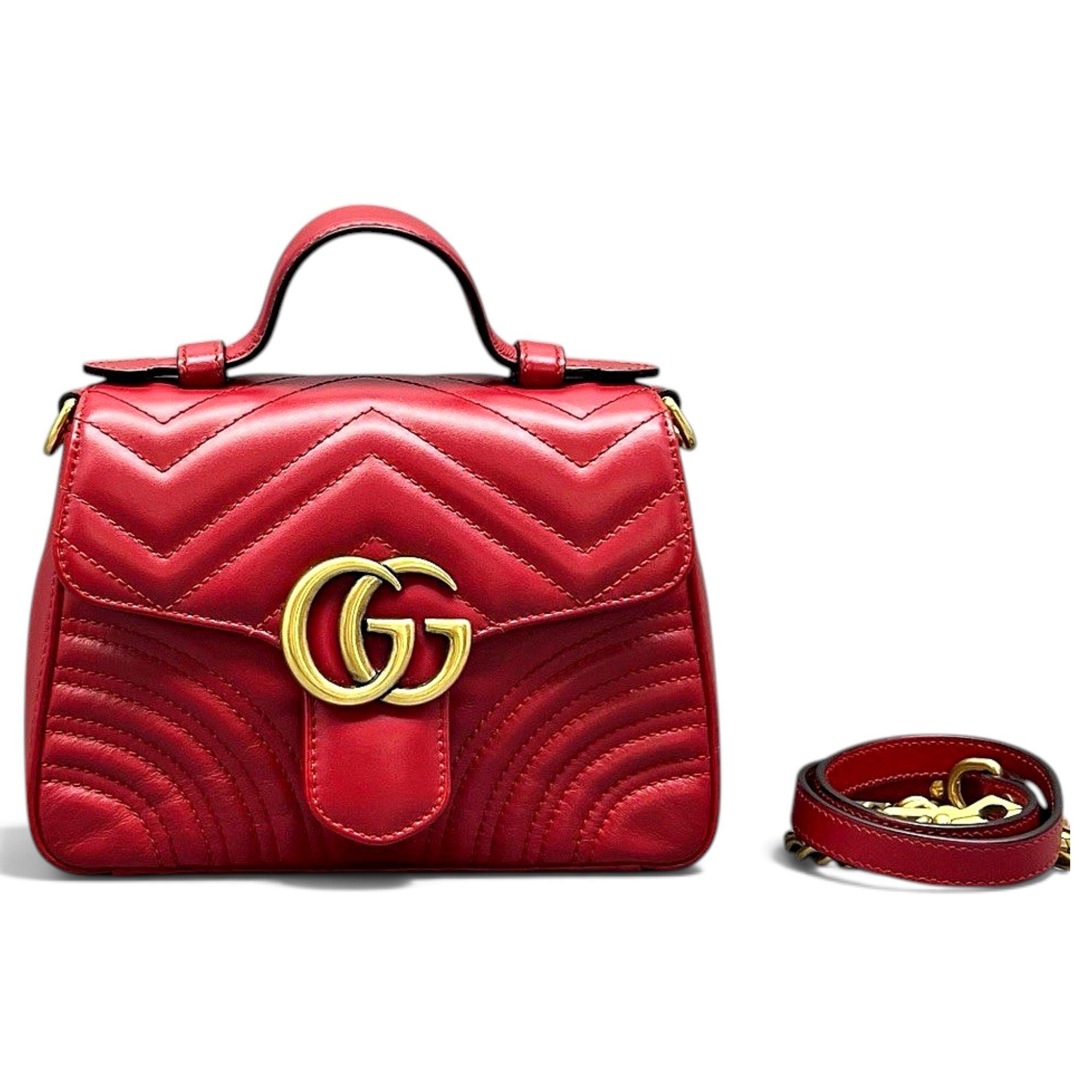 GG Marmont Flap leather handbag