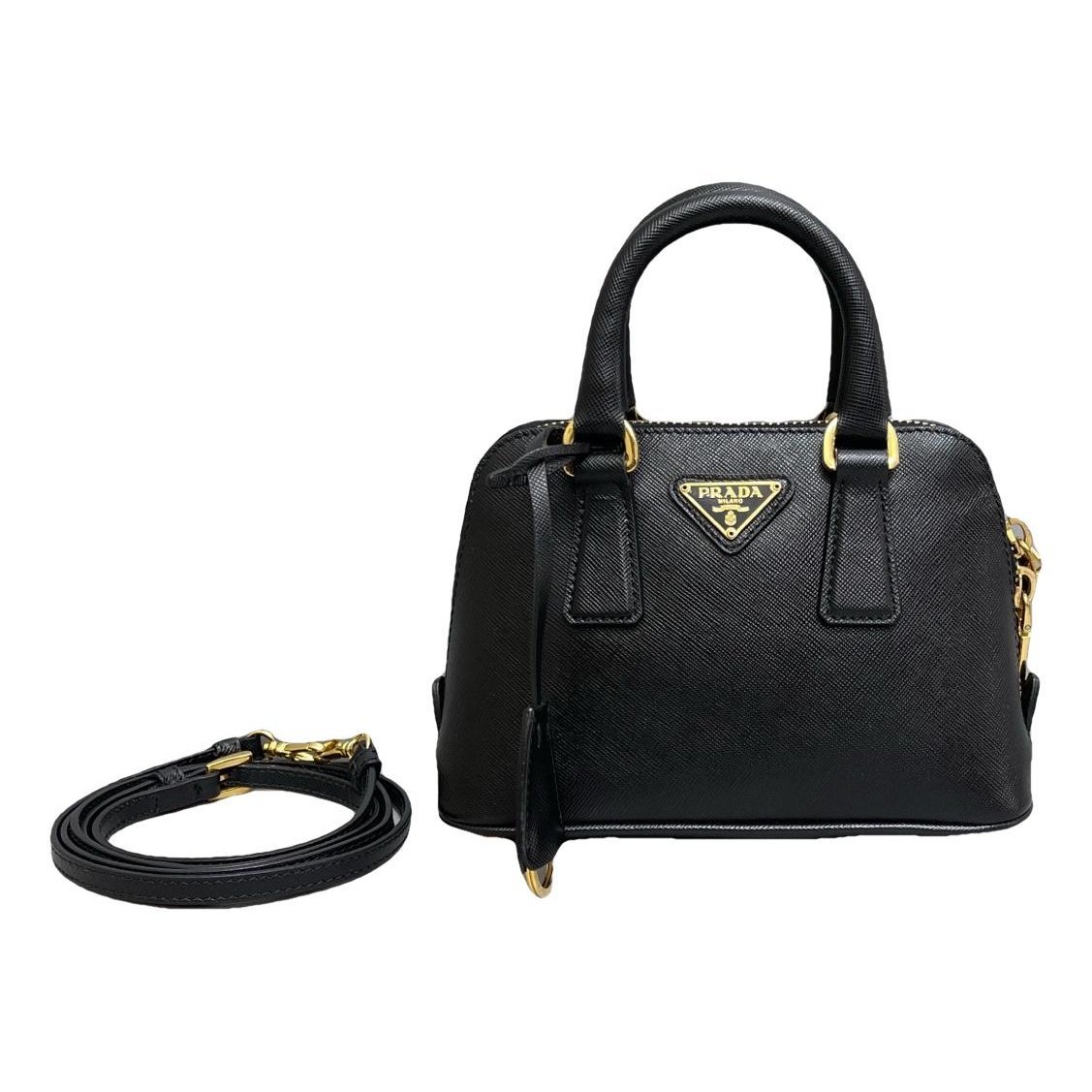 Promenade leather handbag