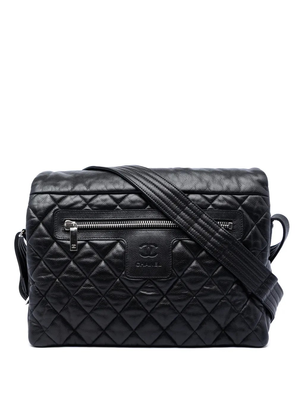 2010-2011 Large Quilted Caviar Coco Cocoon Messenger Bag crossbody bag