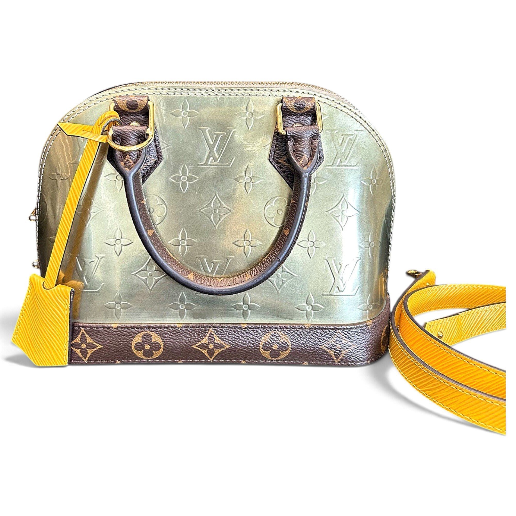 Alma BB patent leather handbag