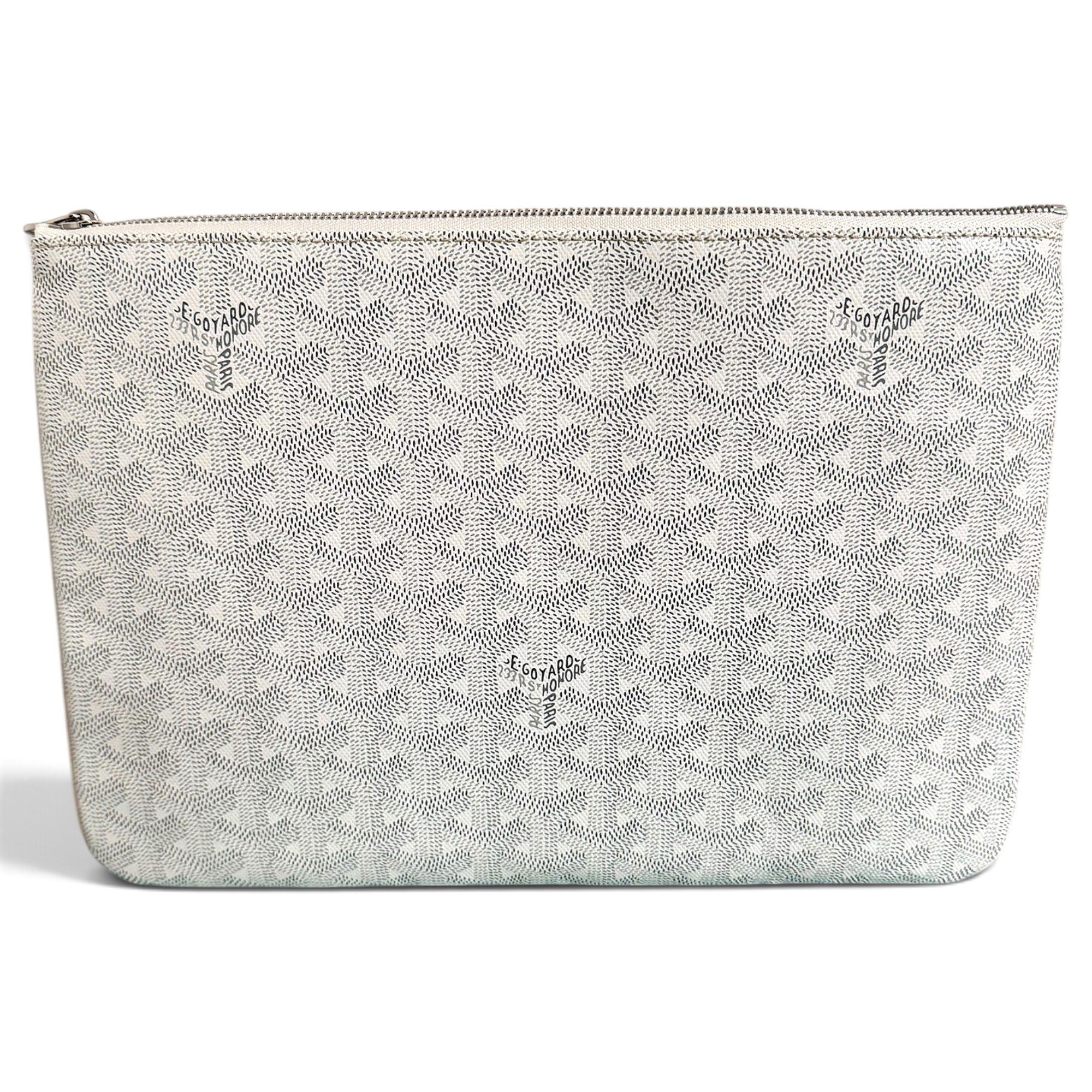 Sénat leather clutch bag
