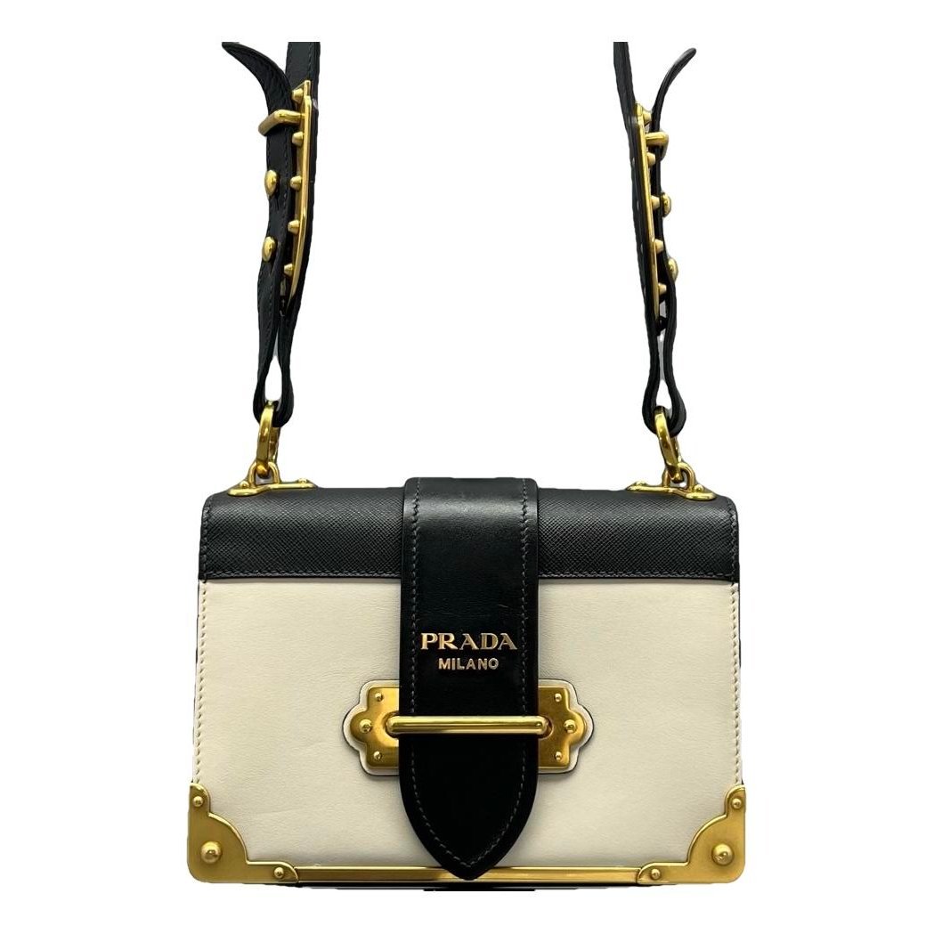 Cahier leather handbag