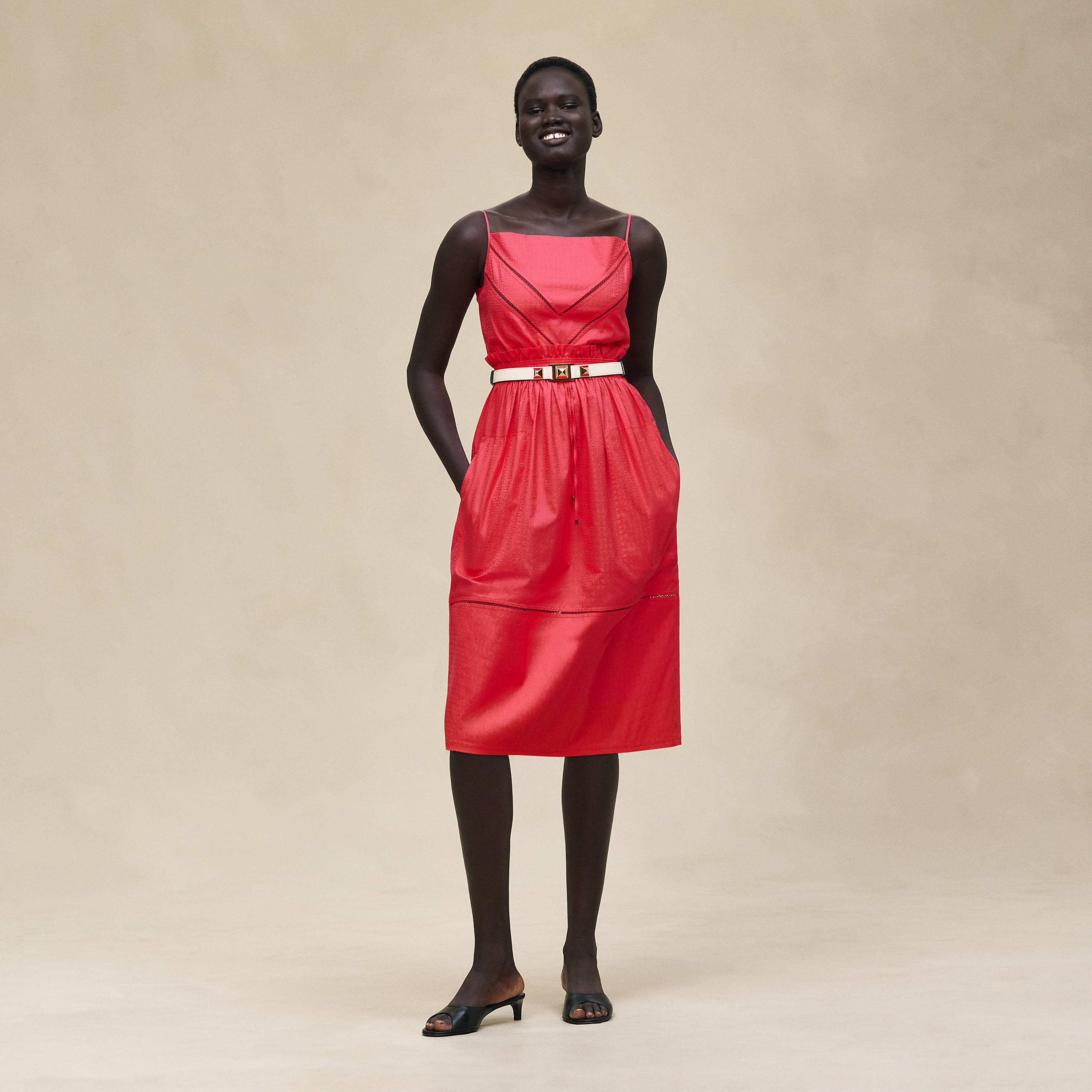 "Mosaique" pouch dress