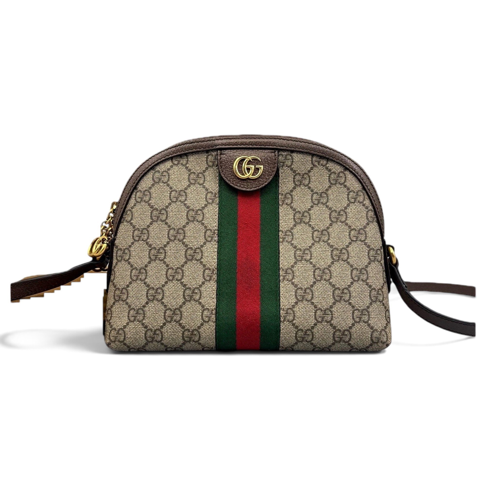 Ophidia Dome leather handbag