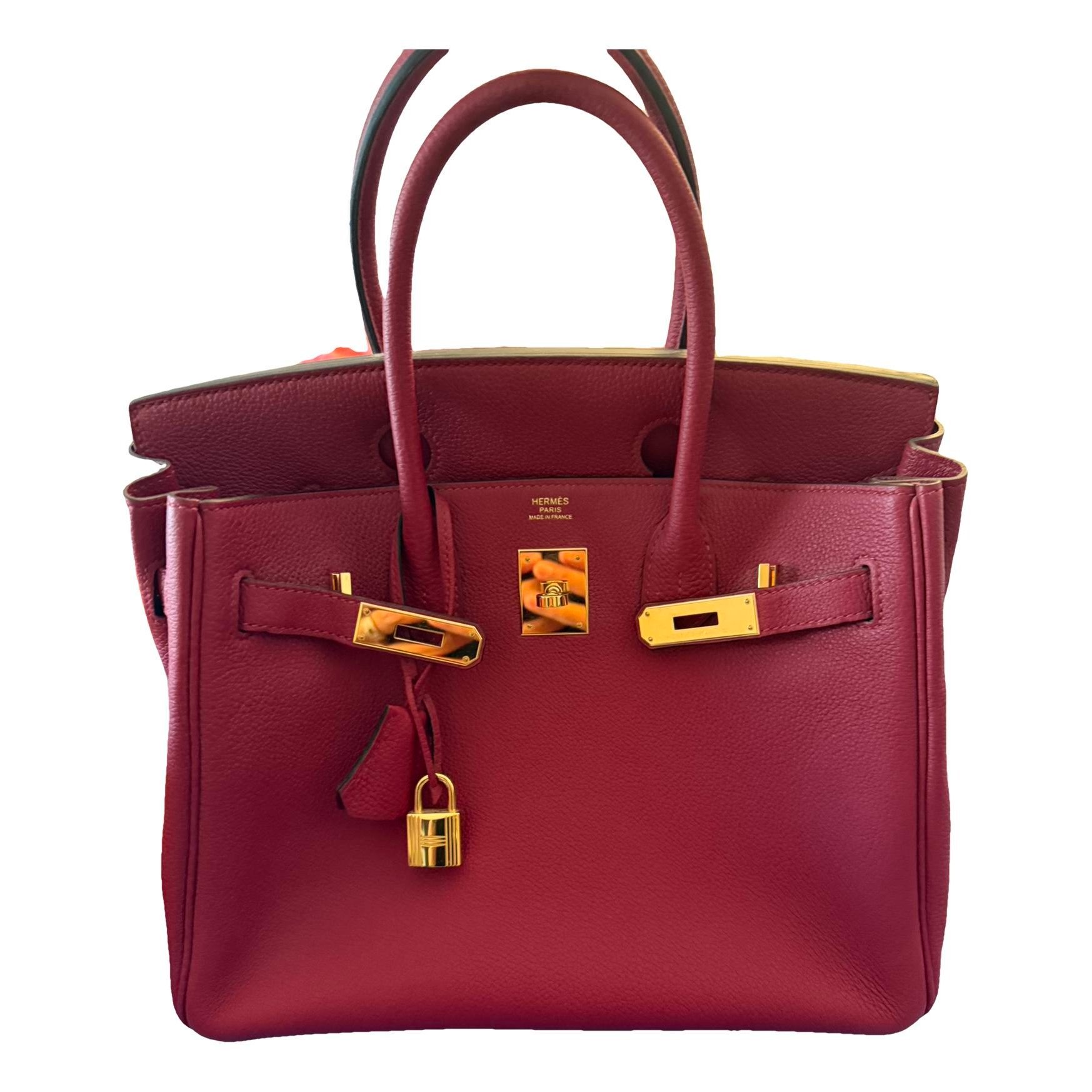 Birkin 30 leather handbag