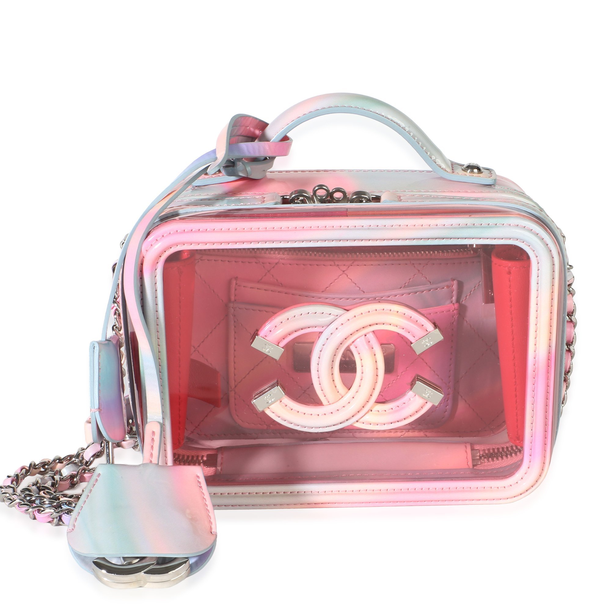 Patent leather handbag