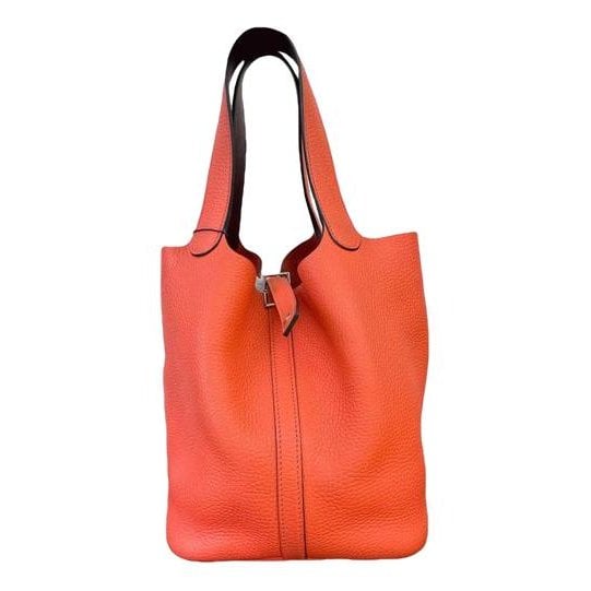 Picotin leather handbag