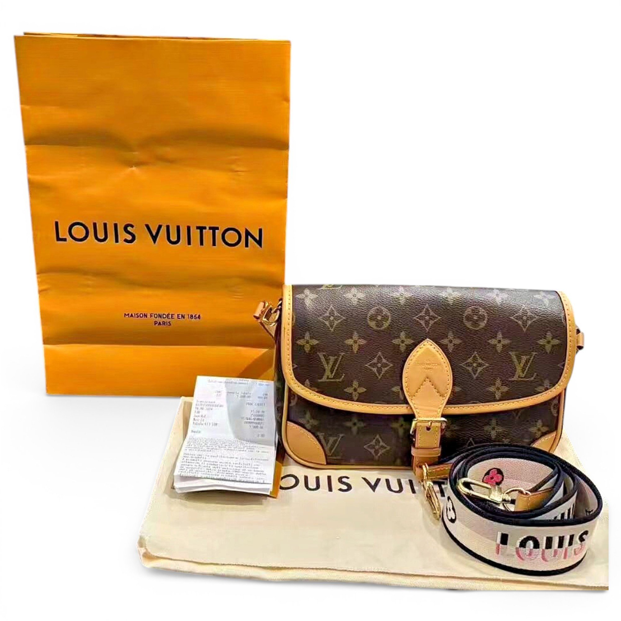 Louis Vuitton Diane leather crossbody bag