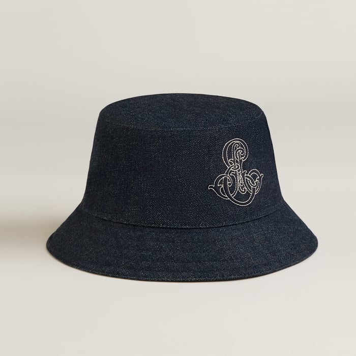Indigo Harper Emile Hermès Bucket Hat