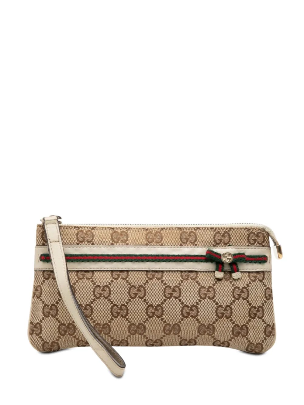 2000-2015 GG Canvas Web Mayfair Wristlet clutch bag