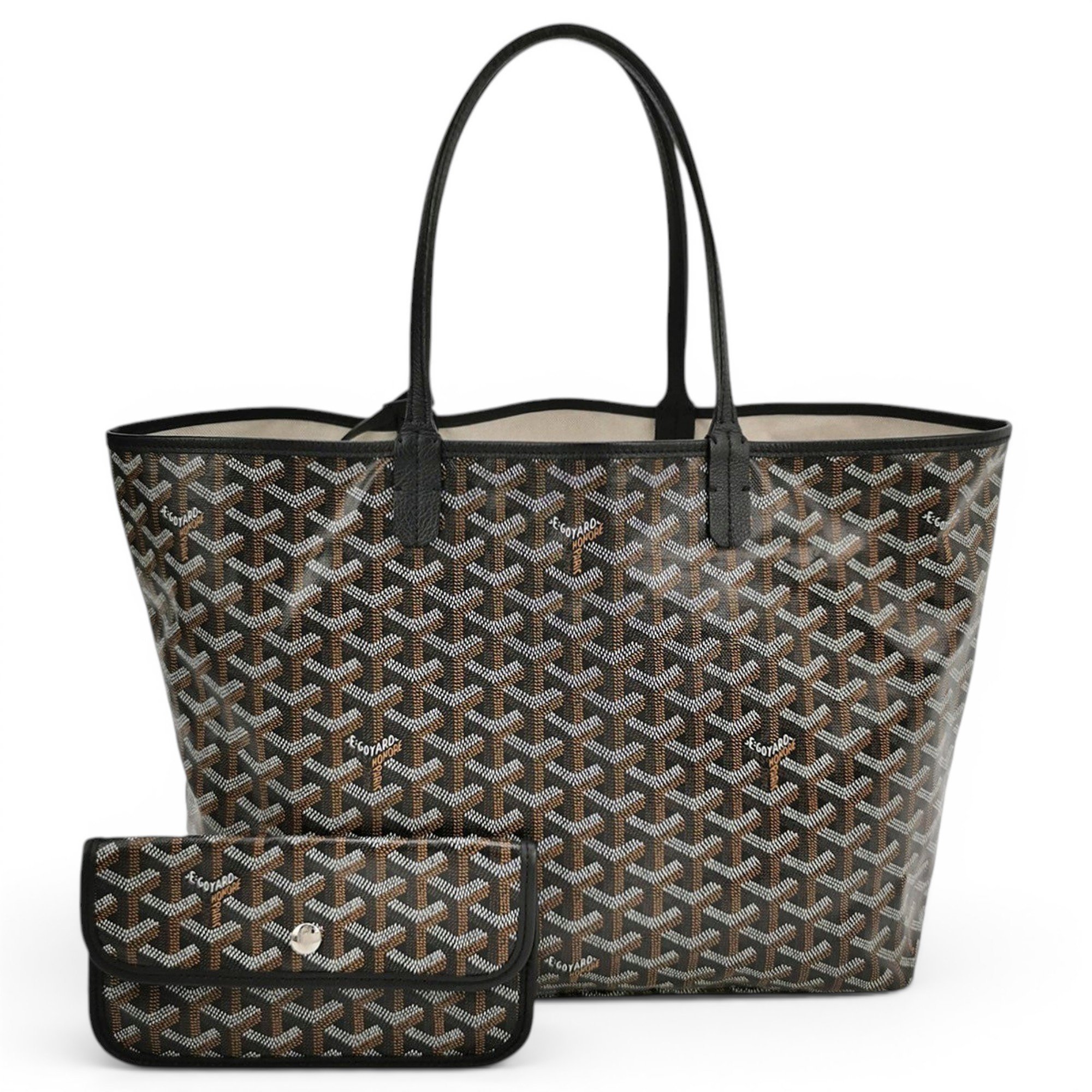 Goyard Saint-Louis leather tote