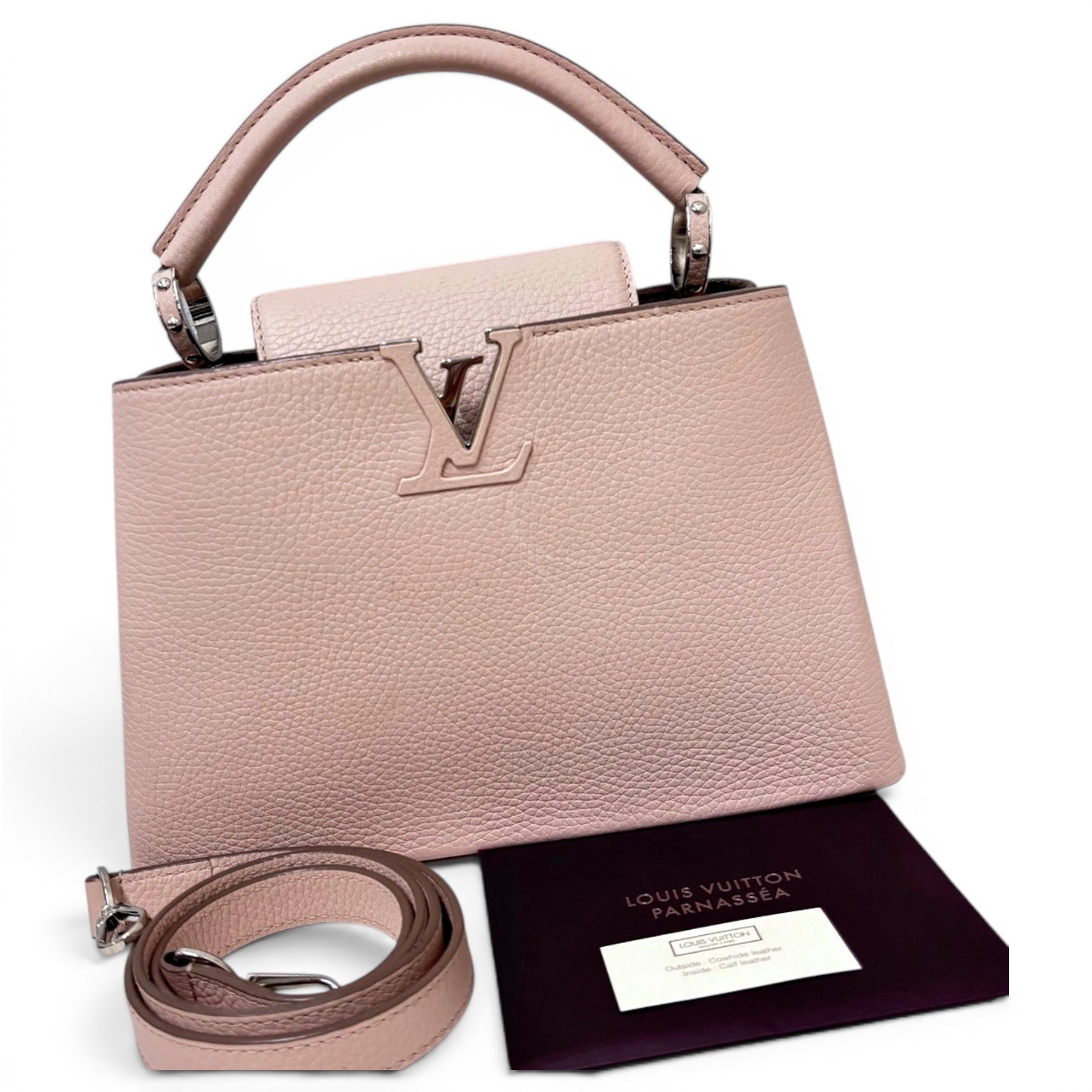 Capucines leather handbag
