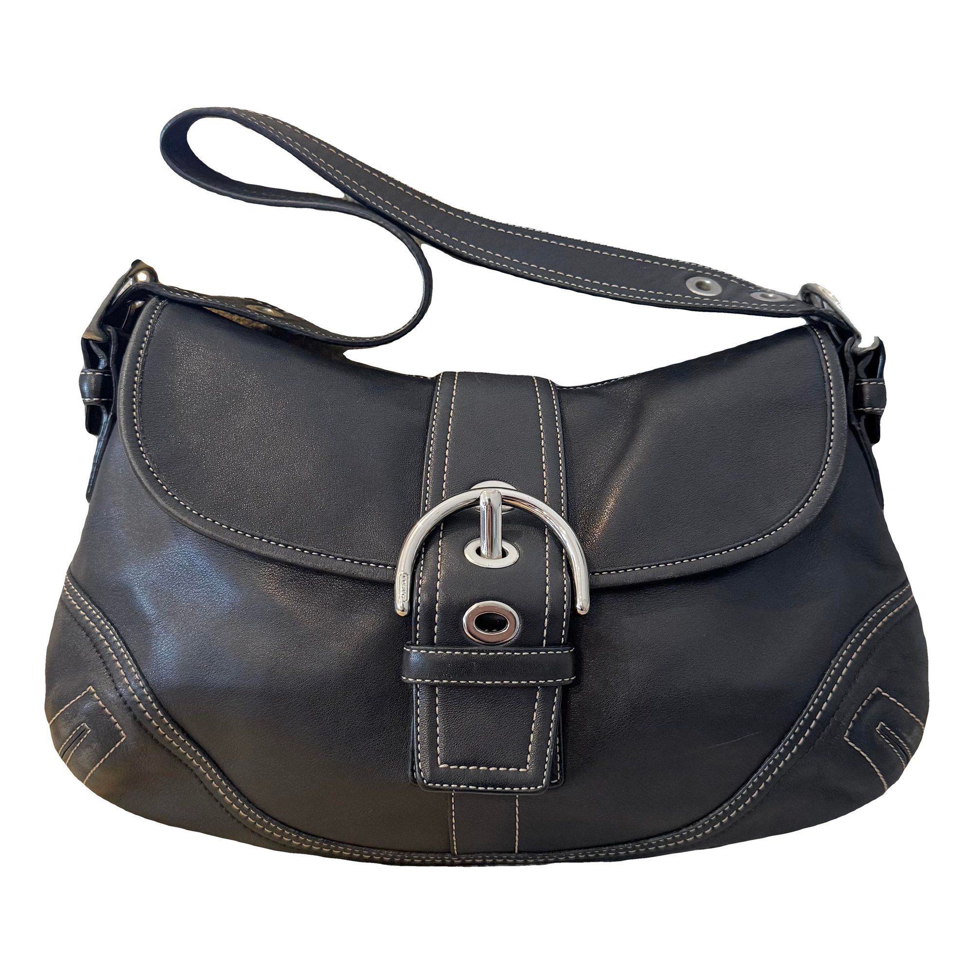 Signature Sufflette leather handbag