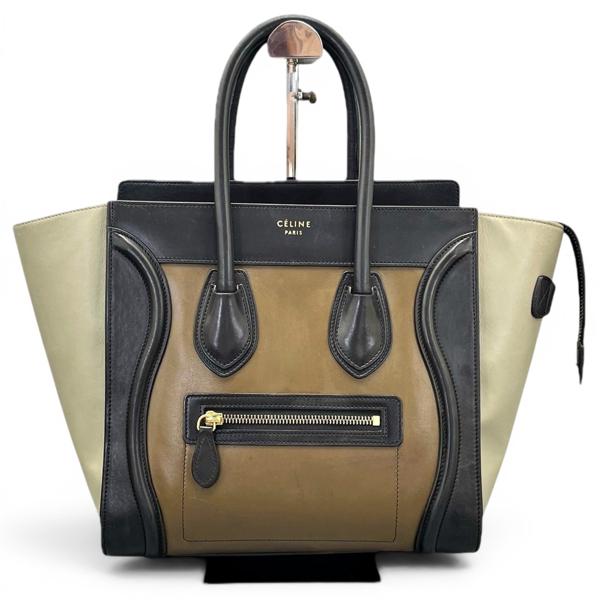 Luggage leather handbag