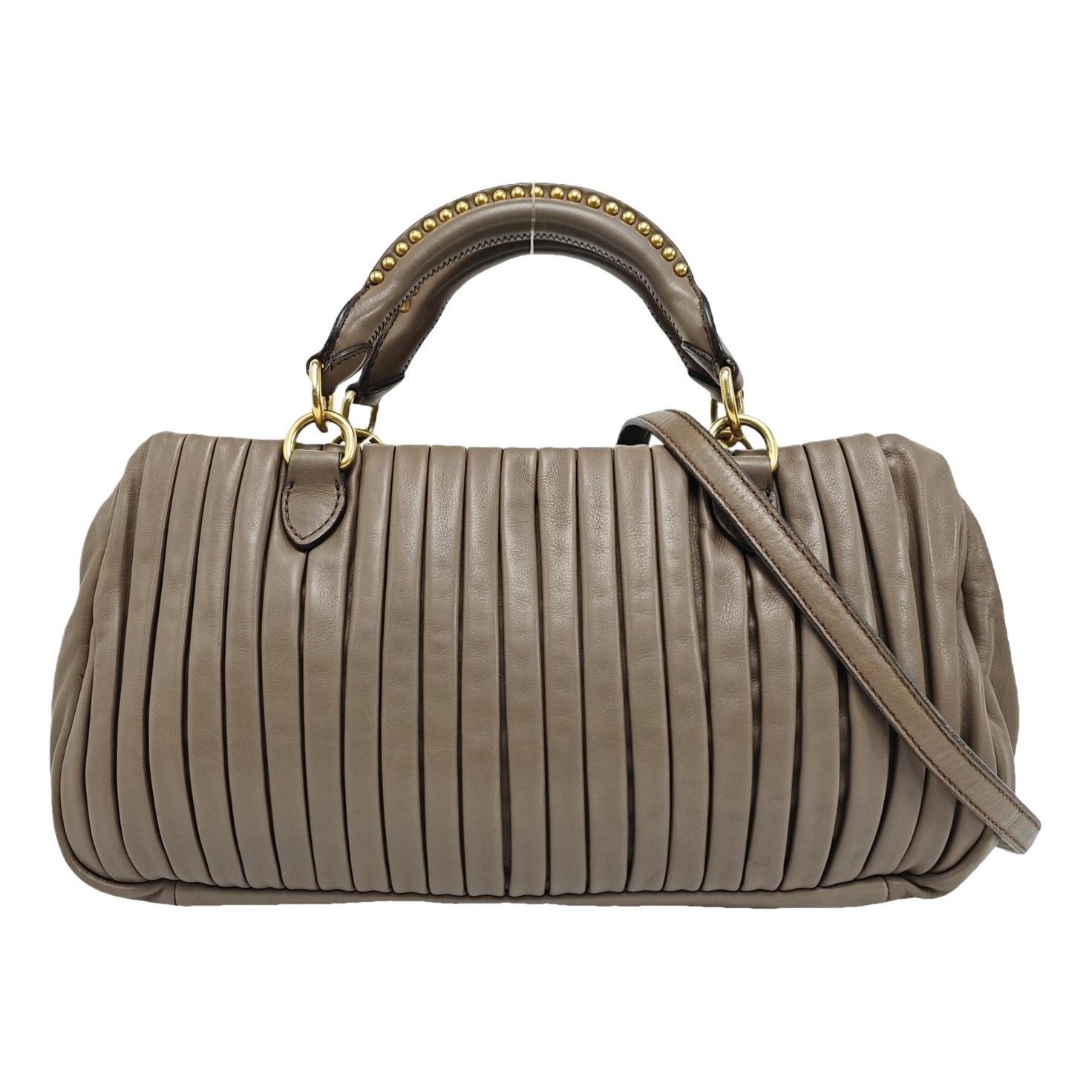 Leather handbag