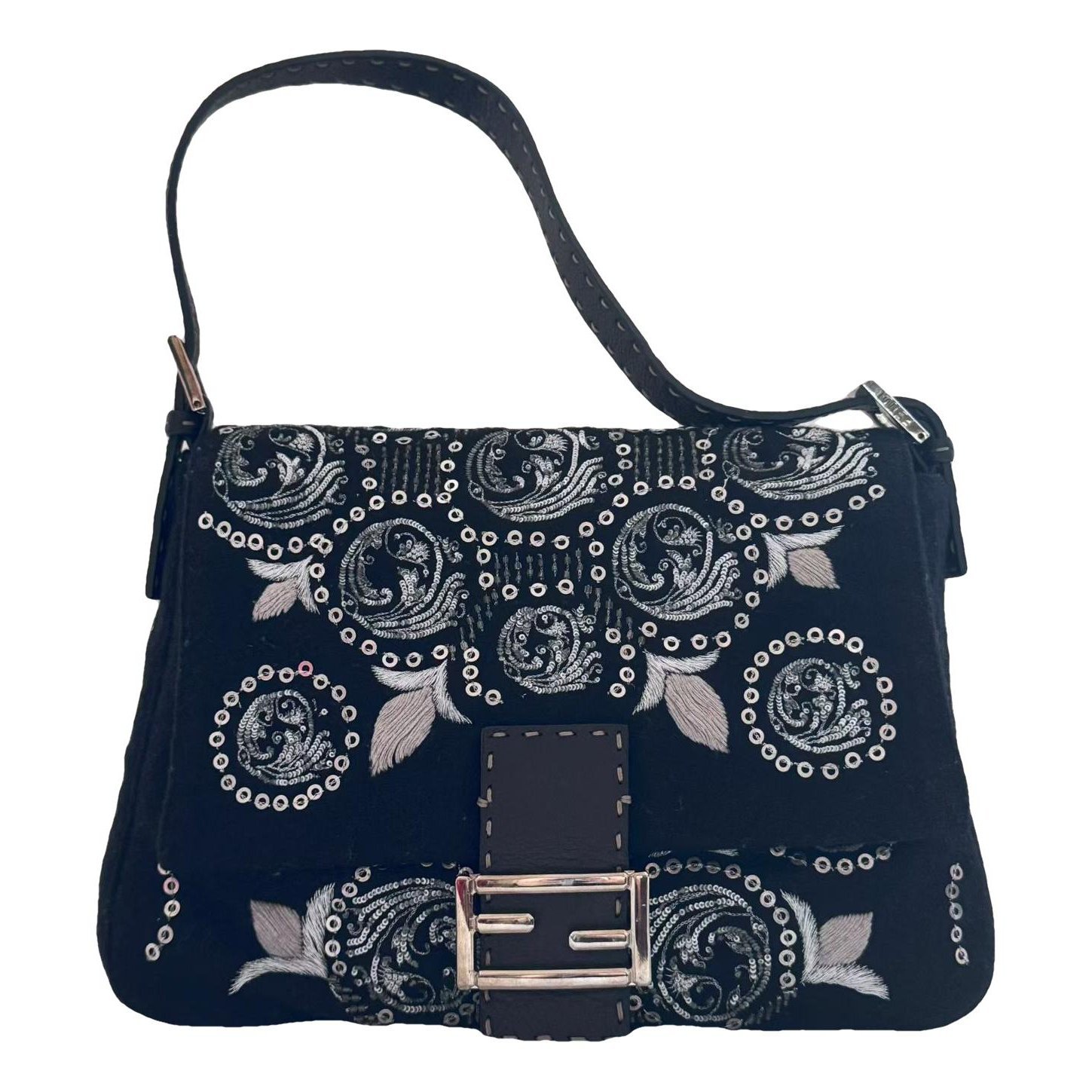 Mamma Baguette wool handbag