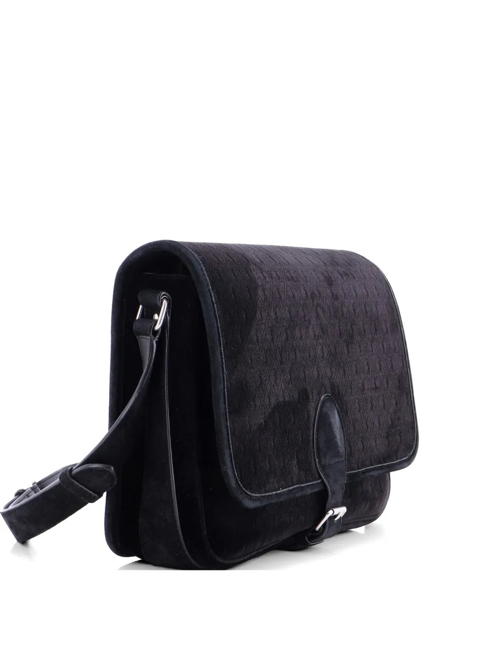Flap Messenger Bag Monogram Velvet with Suede Medium crossbody bag