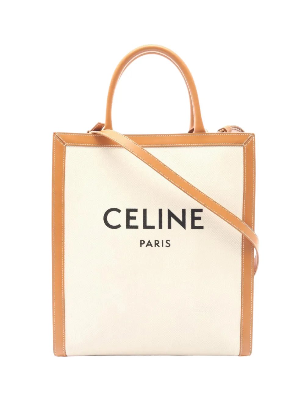 2000-2026 Small Canvas Vertical Cabas satchel