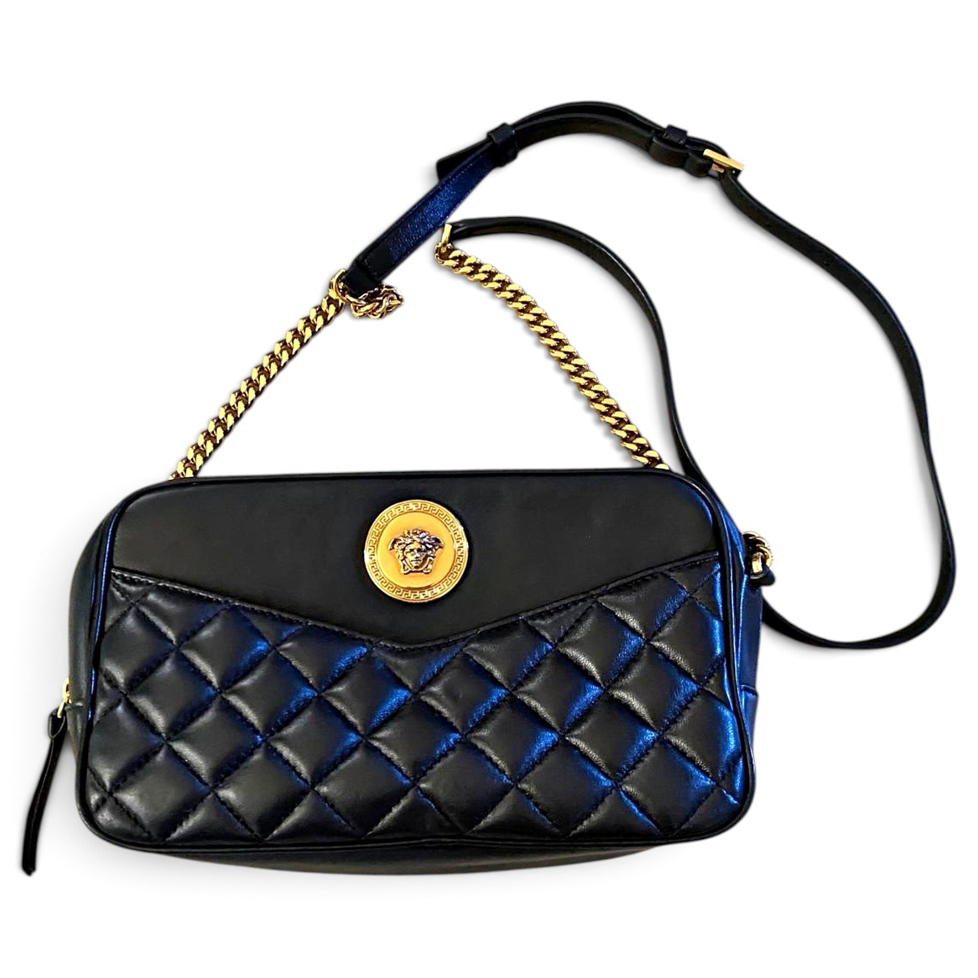 La Medusa leather handbag
