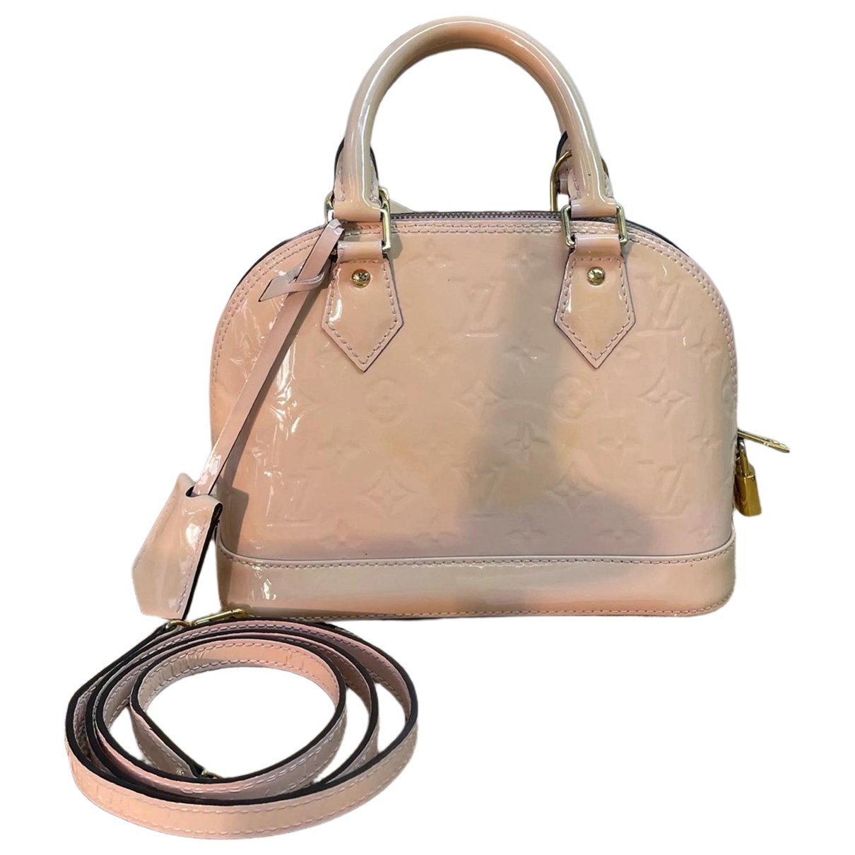 Alma BB patent leather crossbody bag