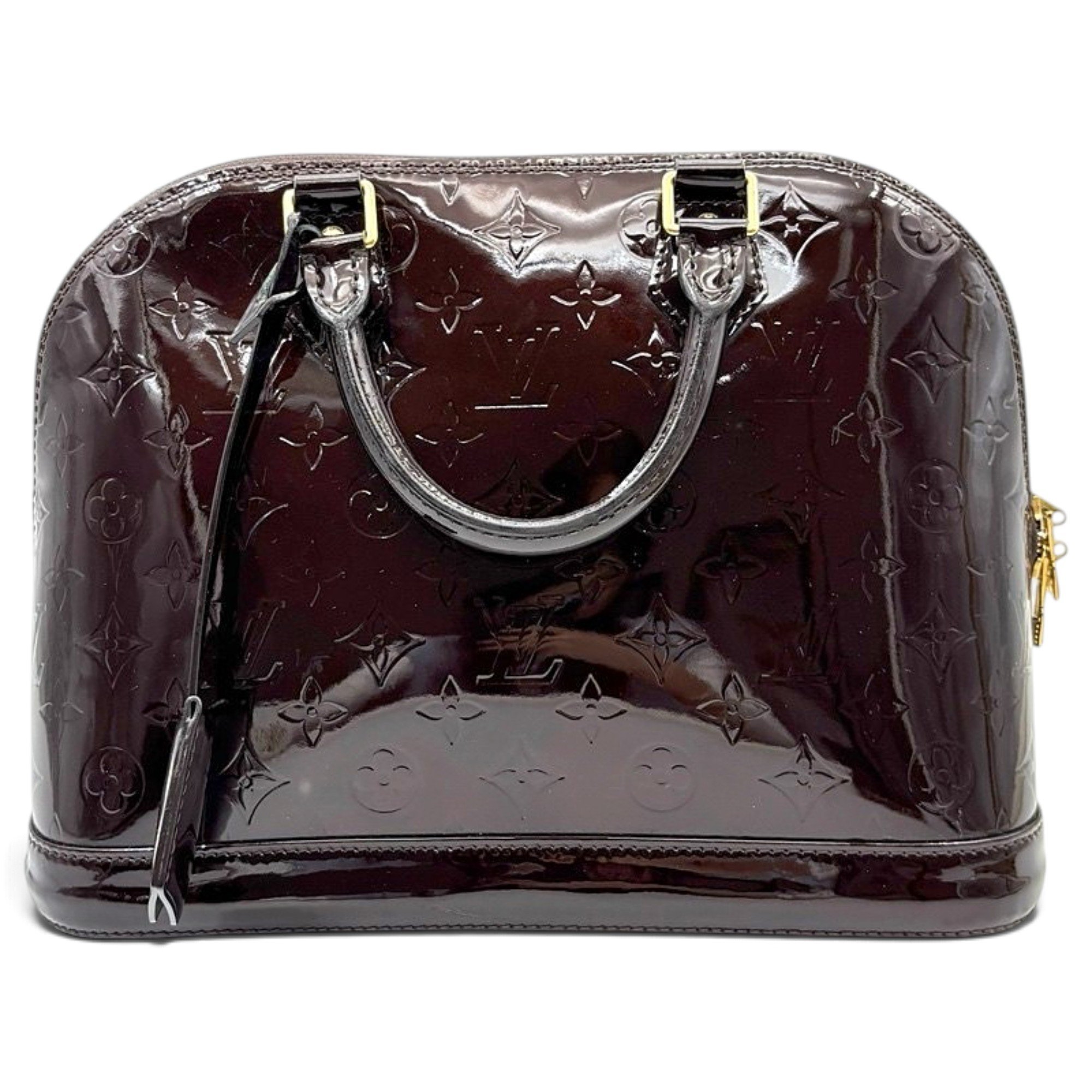 Alma patent leather handbag