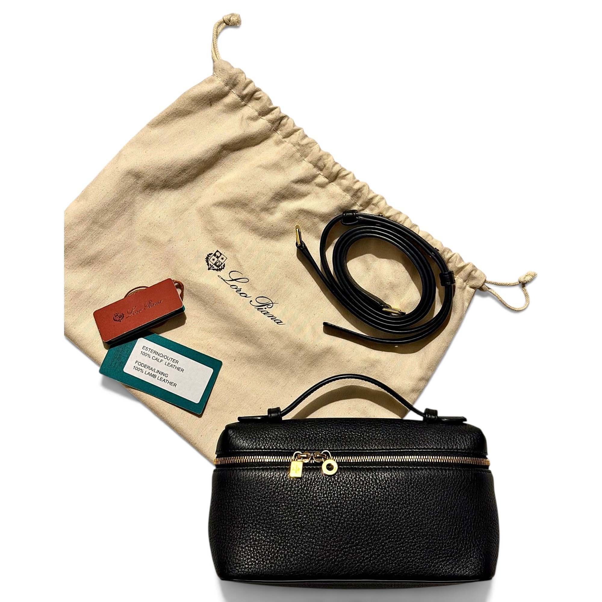 Loro Piana Extra Pocket leather crossbody bag