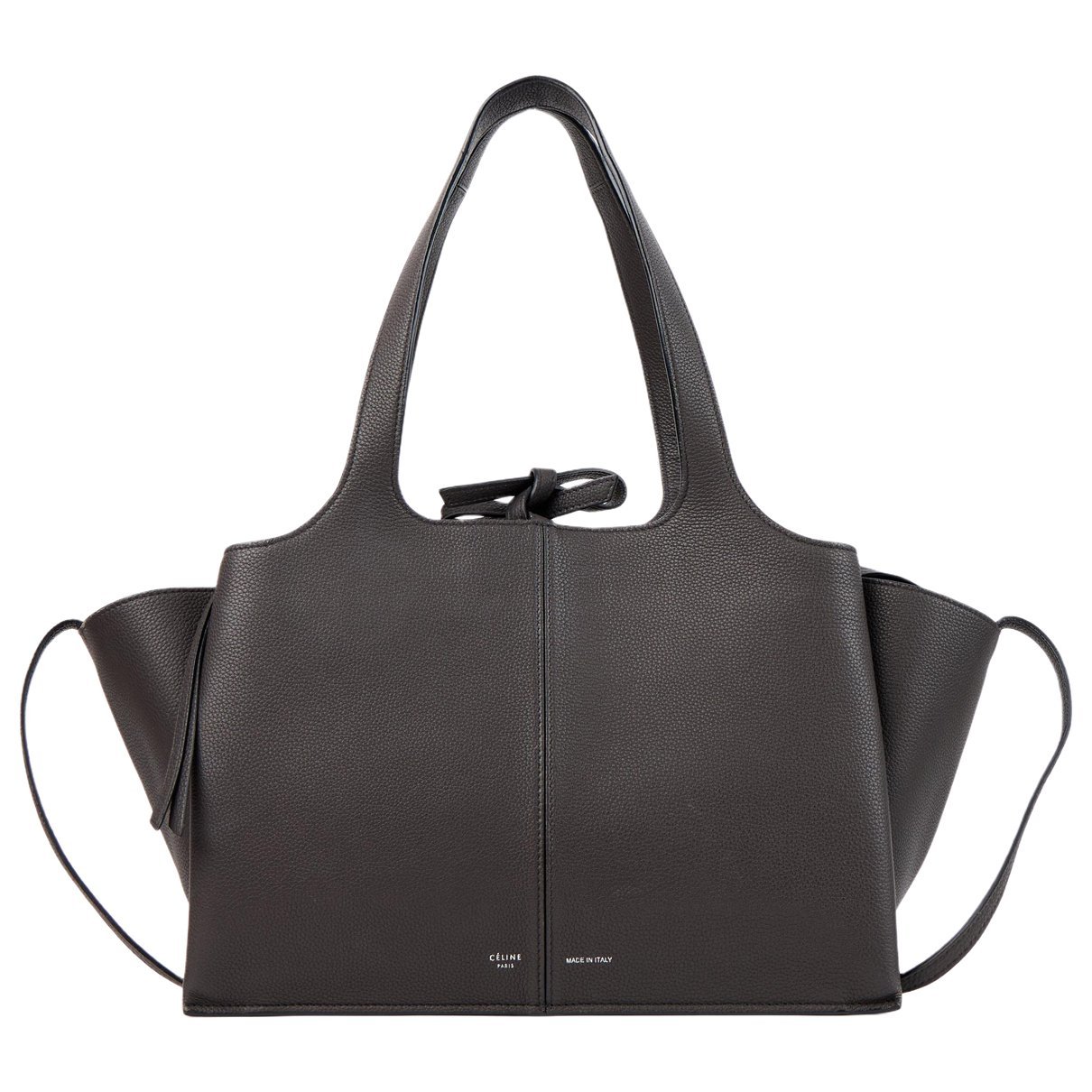 Tri-Fold leather tote