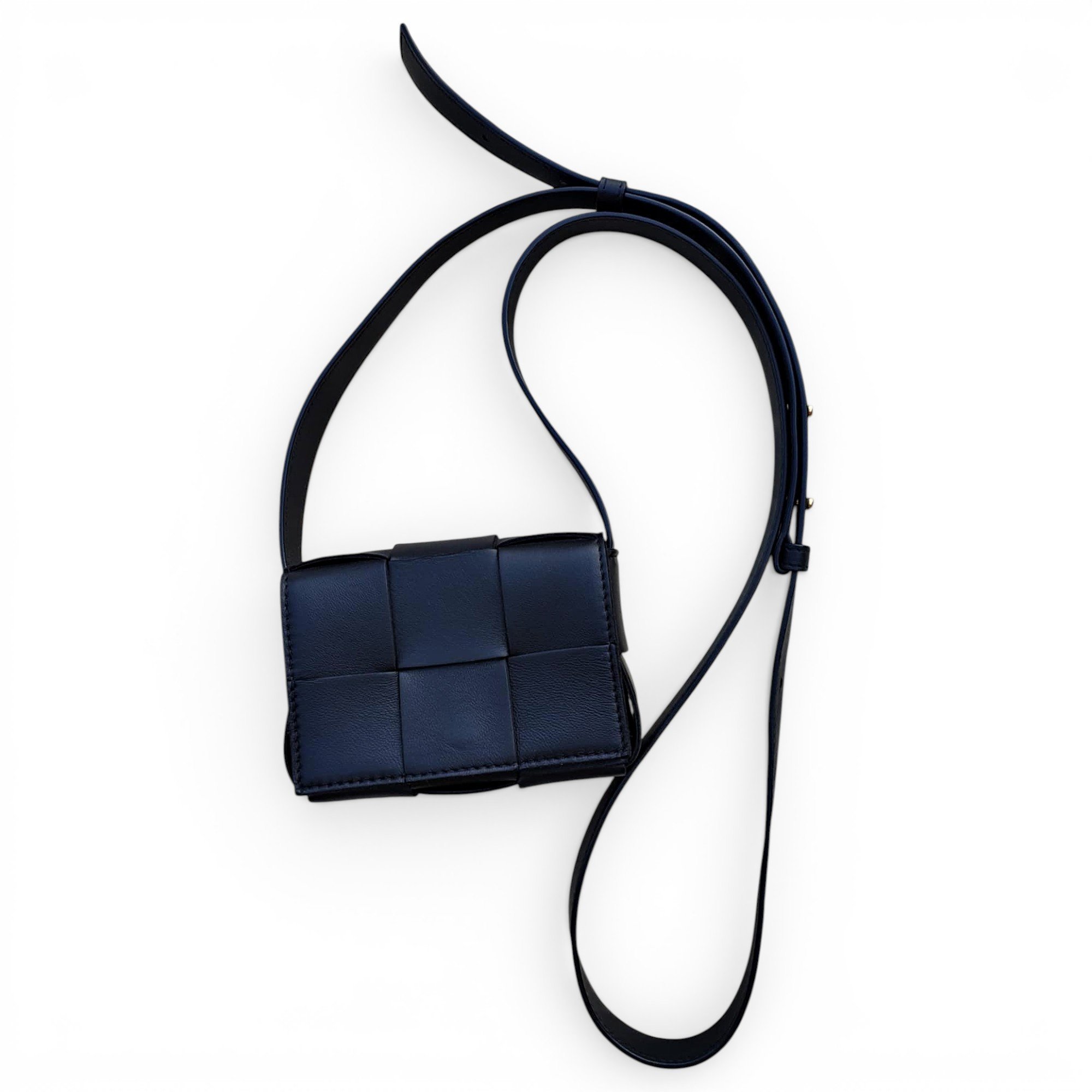 Cassette leather crossbody bag