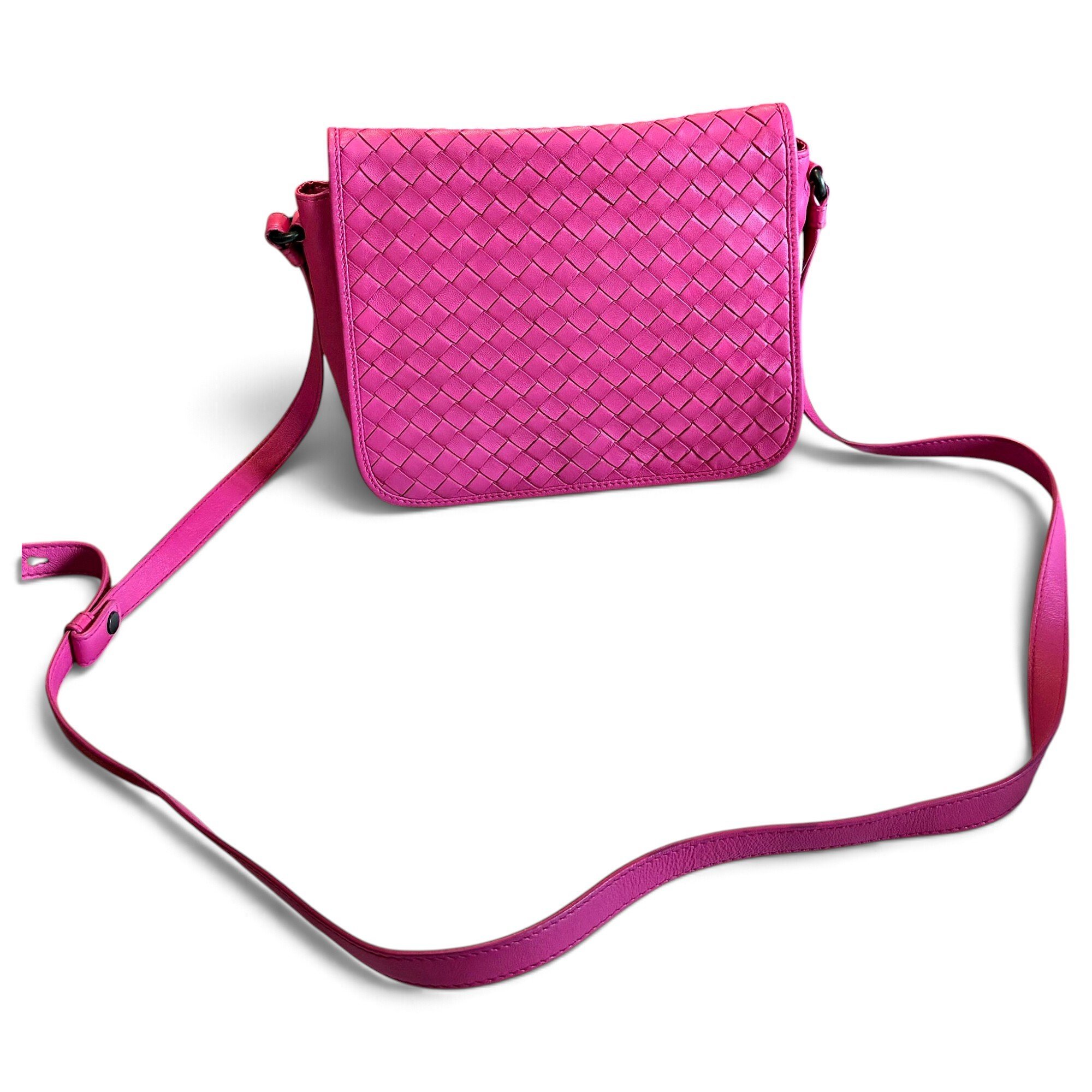 Loop leather crossbody bag