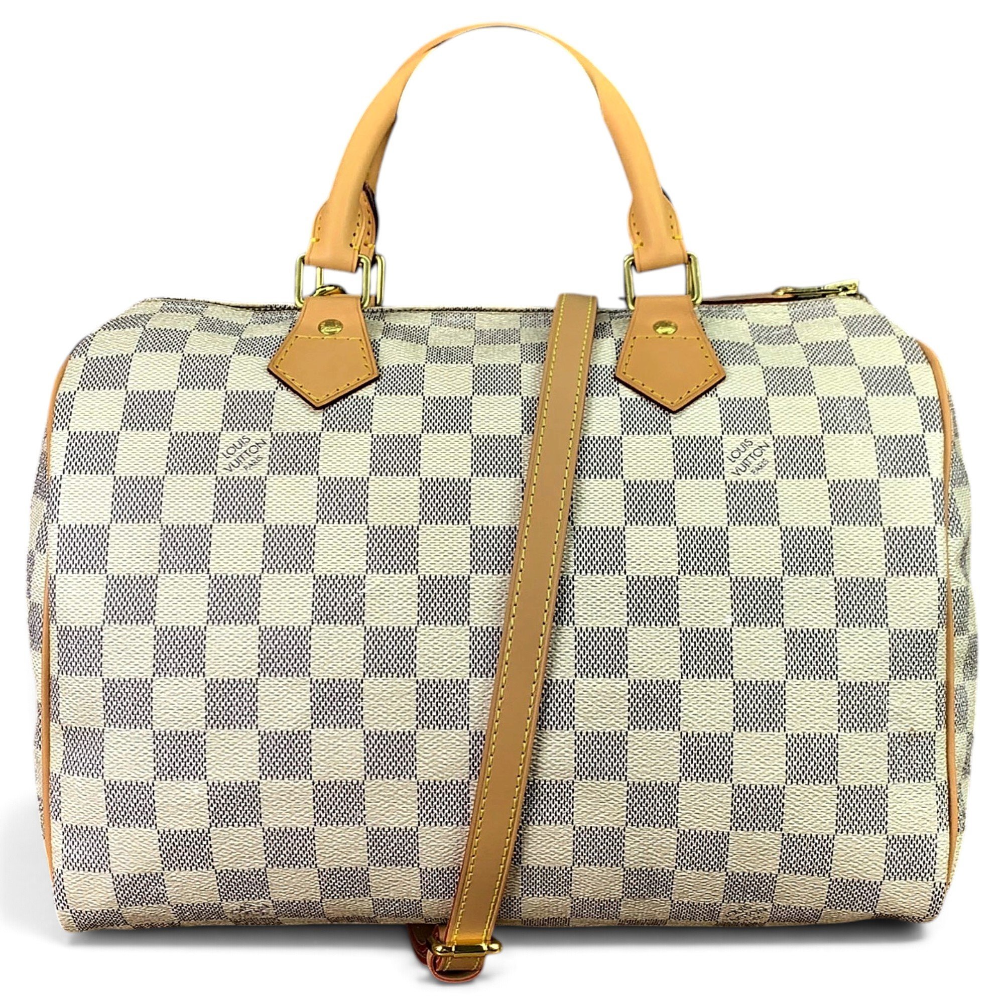 Speedy leather crossbody bag