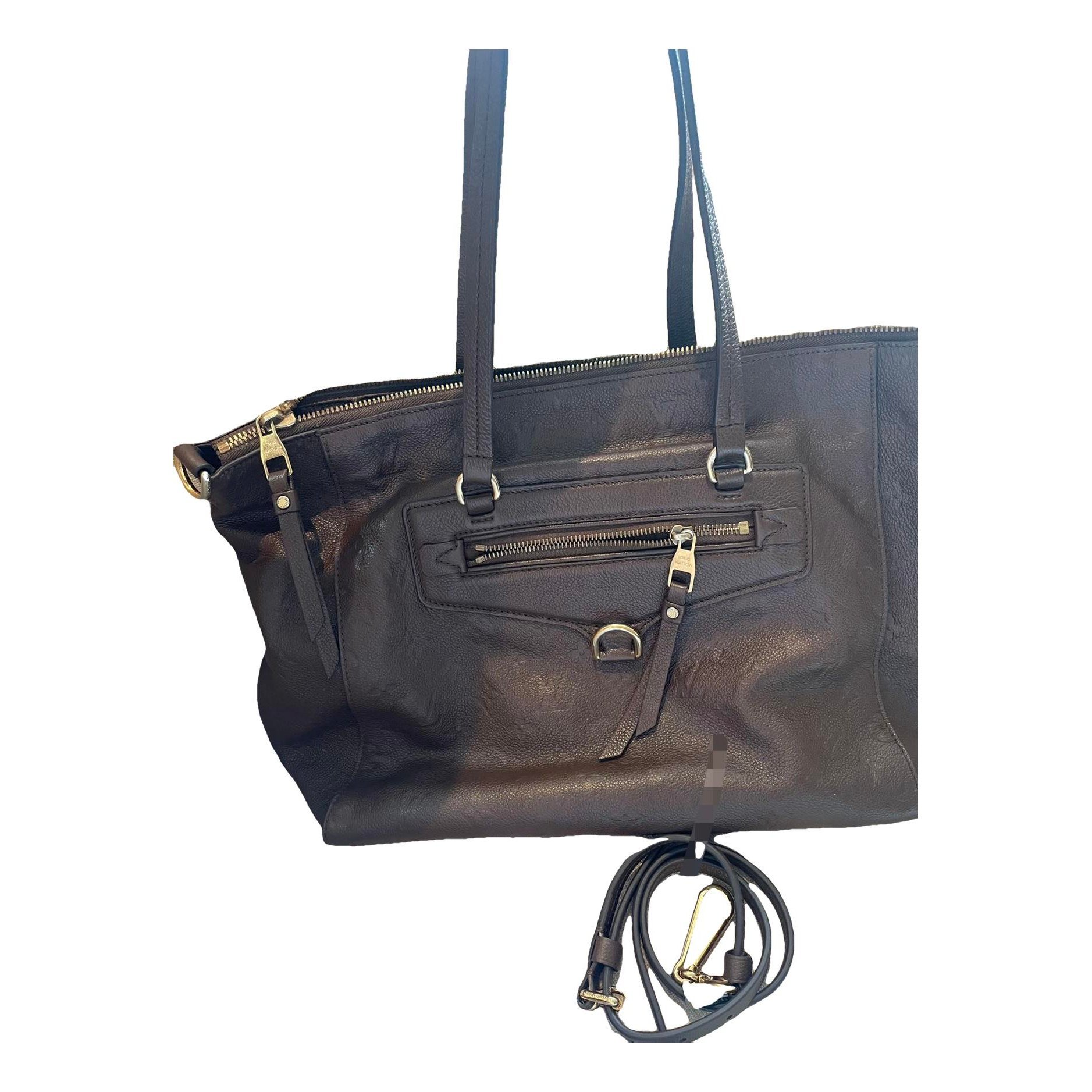 Leather tote