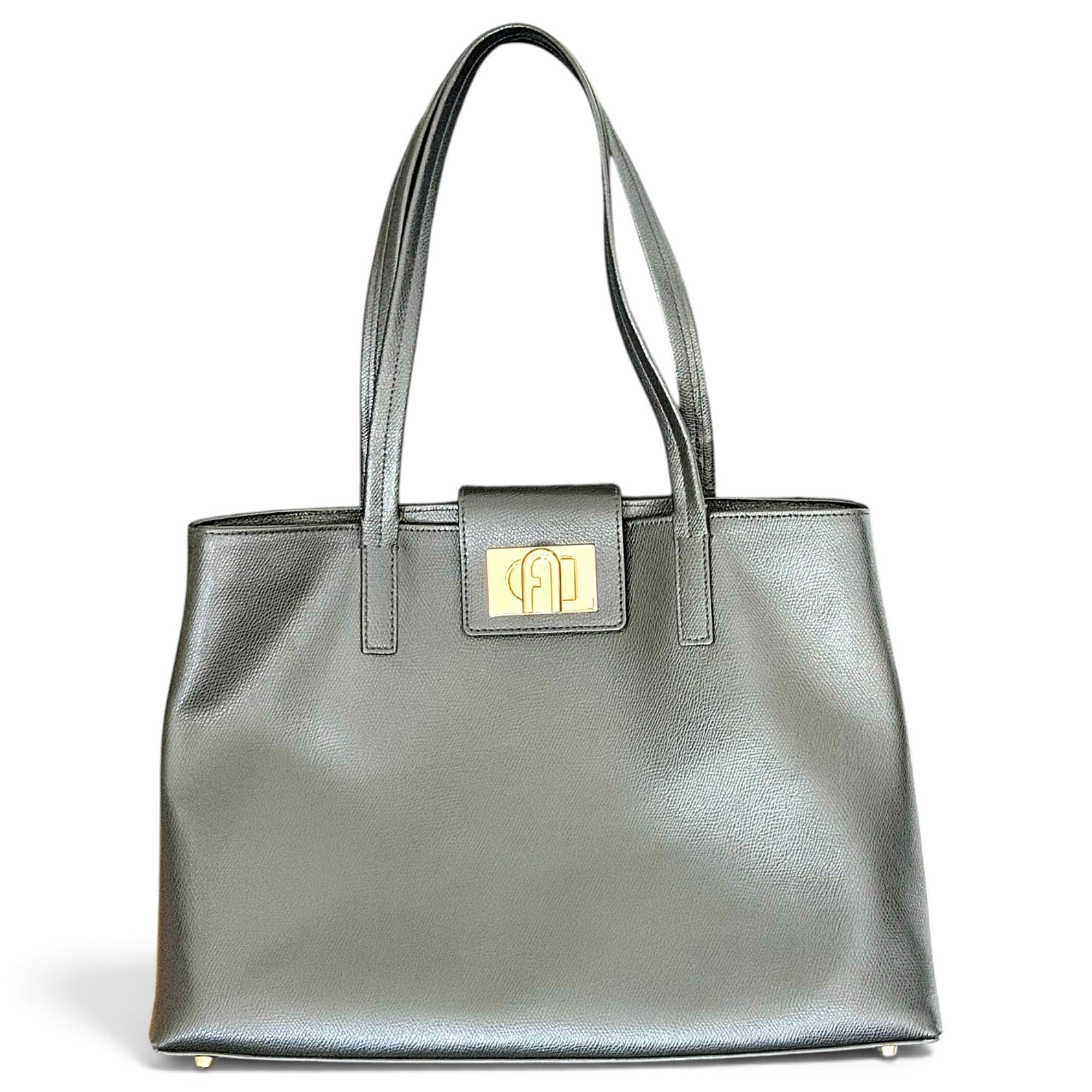 Leather tote